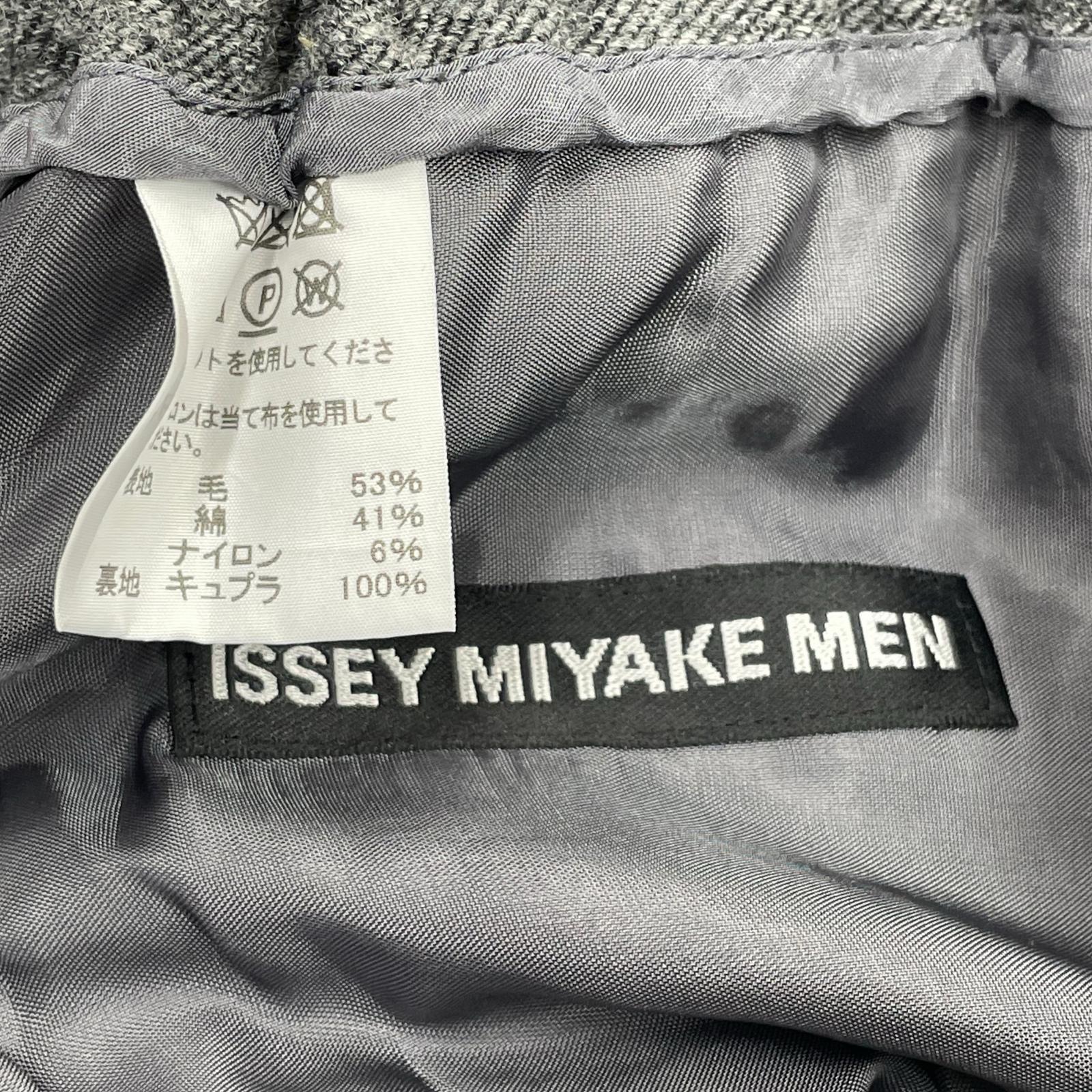 パンツ MEN ベルテッド ウールベイカーパンツ グレー 2 2 グレー