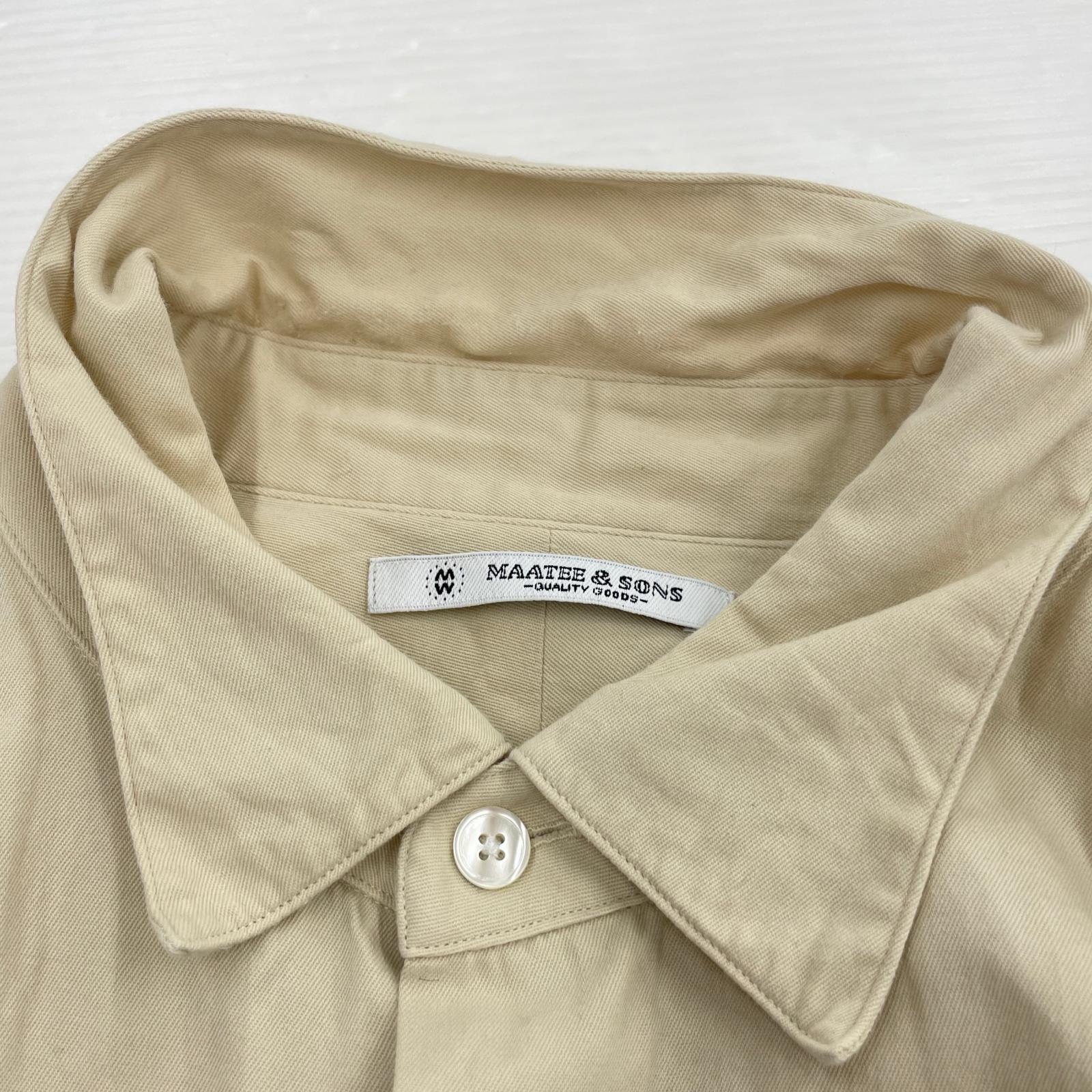 長袖シャツ 24AW CHARLES SUVIN SUPREME 3 ベージュ
