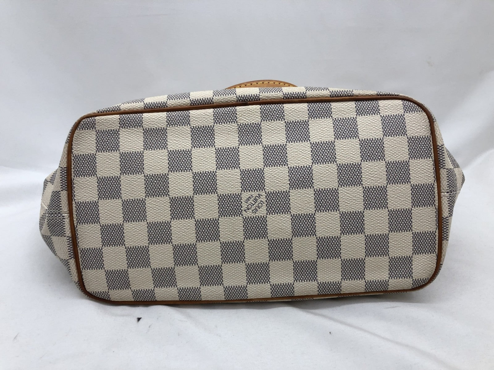 LV ダミエアズール サレヤ PM 型崩れ/内側汚れ N51186