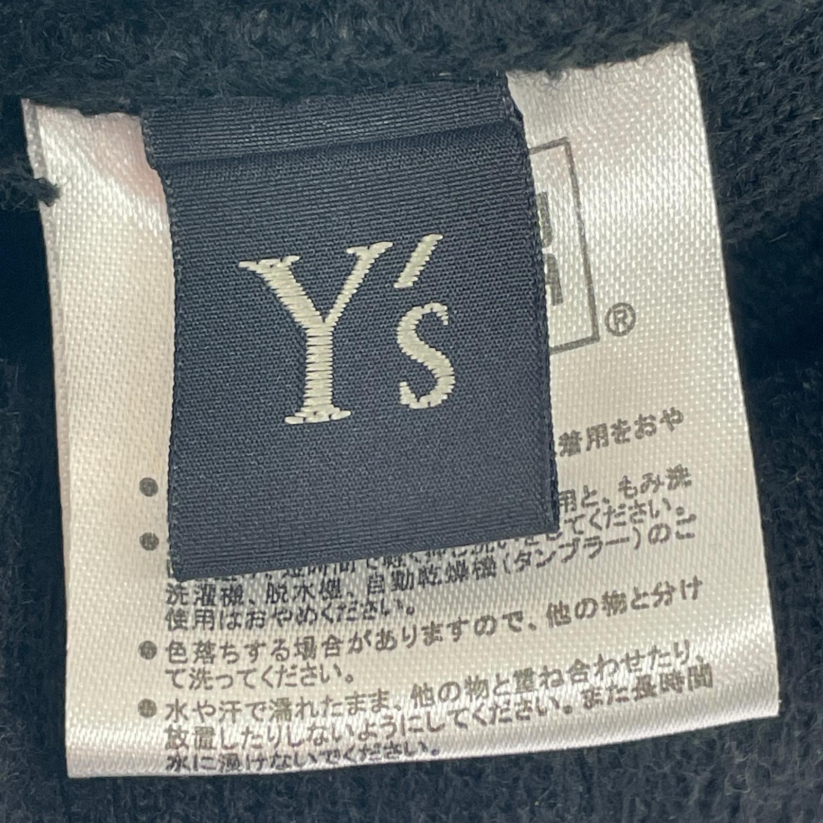 ニットキャップ 黒刺繍ロゴ 黒 ブラック