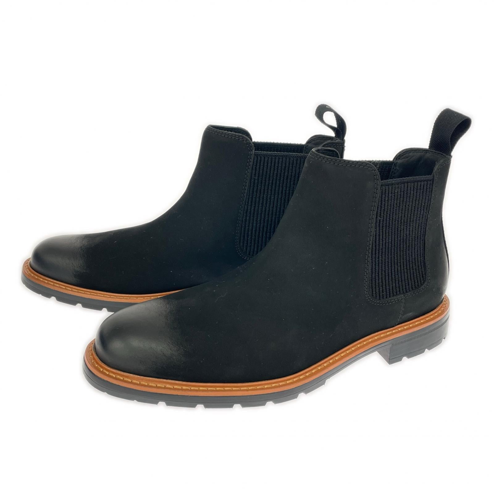 ブーツ COLE HAAN チェンバレン グランド チェルシーブーツ サイドゴアブーツ 7.5M ブラック