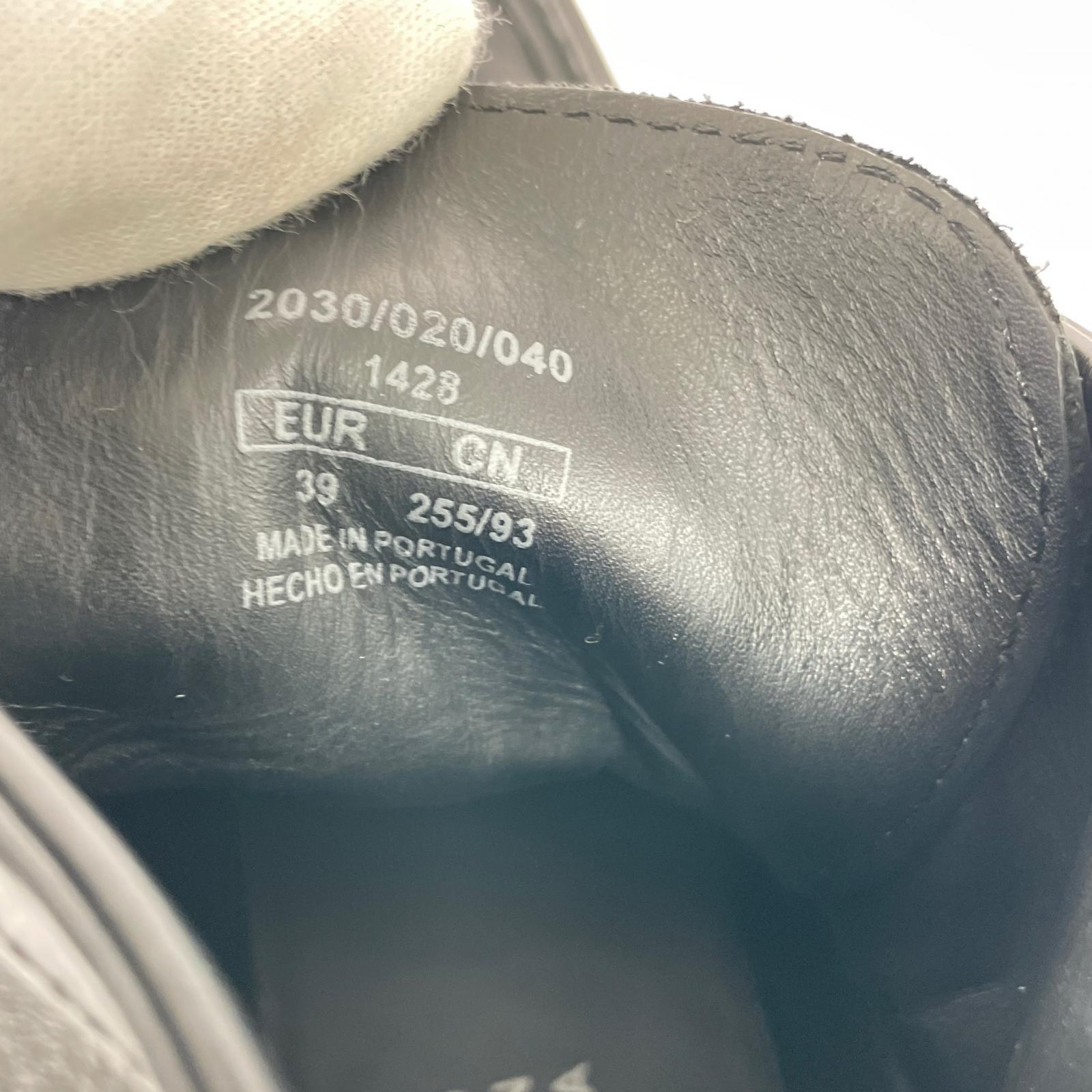 ブーツ ×STUDIO NICHOLSON BLK 39 ブラック