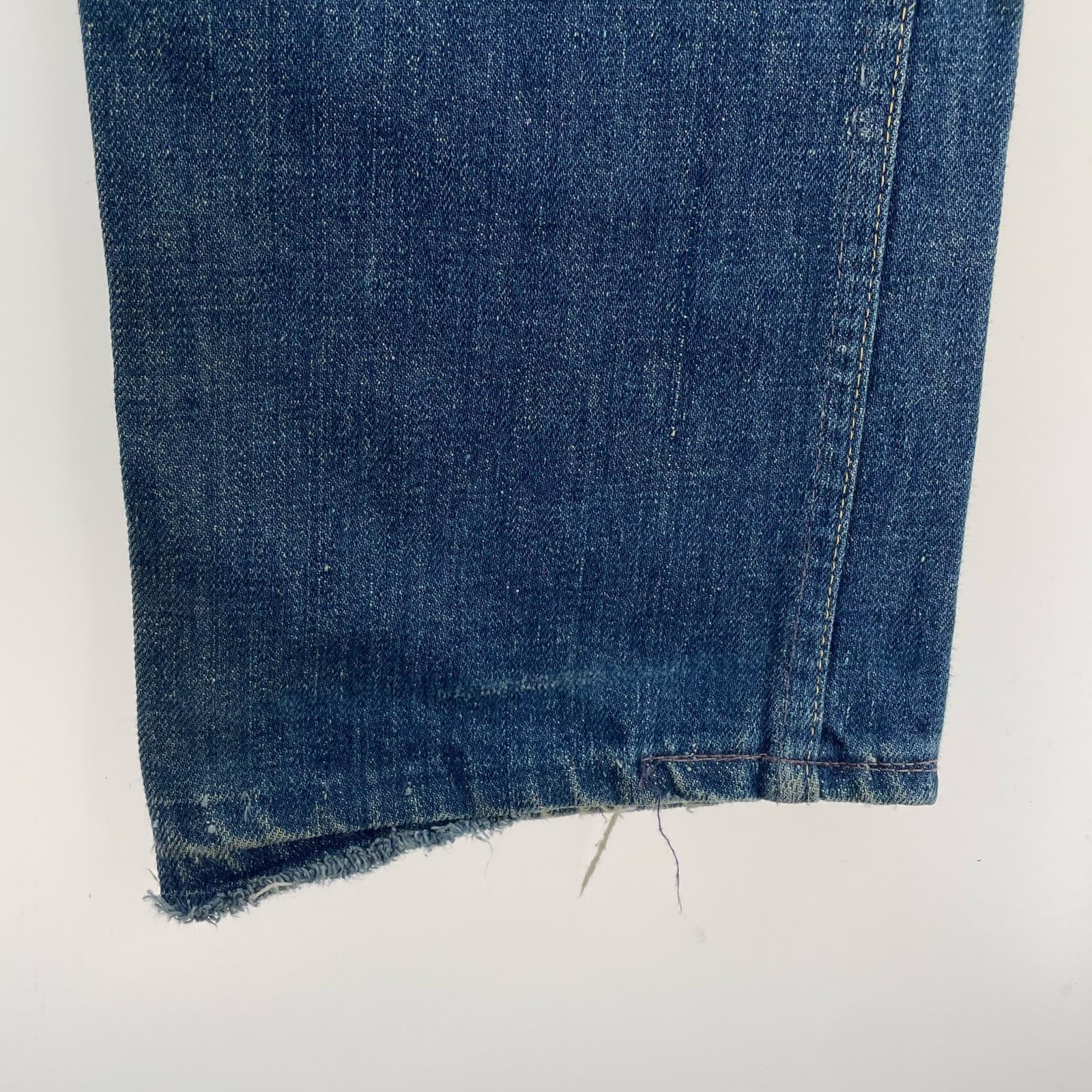 デニムパンツ 50s~60s STORE BRAND ジッパーデニム RAPID ブルー