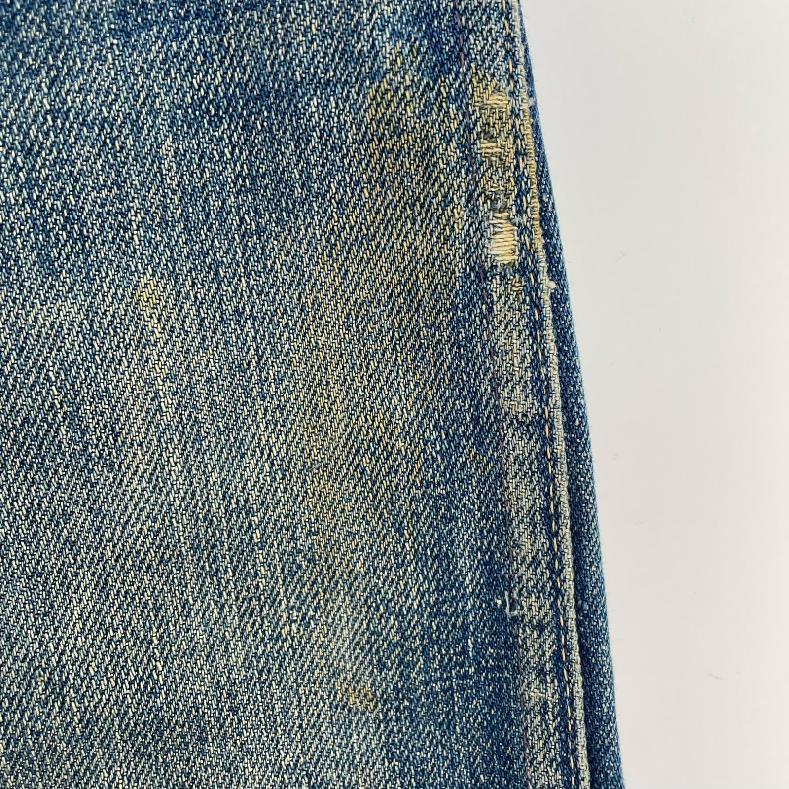 デニムパンツ 50s~60s STORE BRAND ジッパーデニム RAPID ブルー