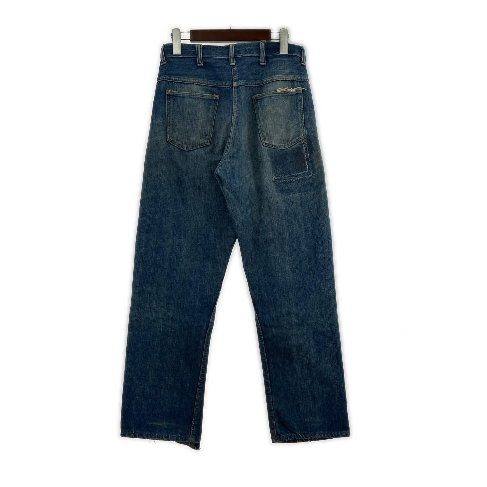 デニムパンツ 50s~60s STORE BRAND ジッパーデニム RAPID ブルー