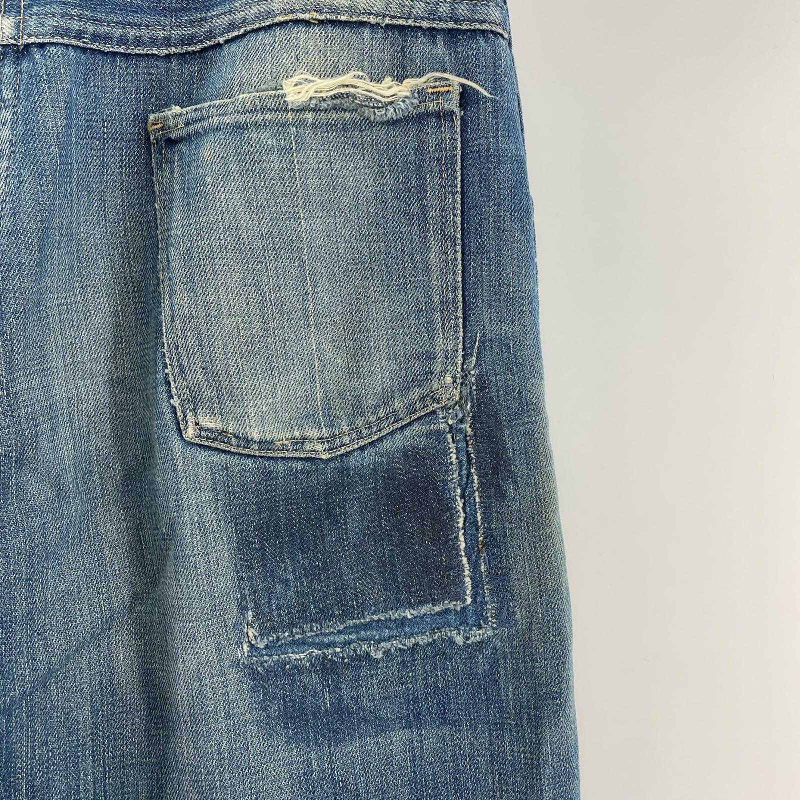 デニムパンツ 50s~60s STORE BRAND ジッパーデニム RAPID ブルー