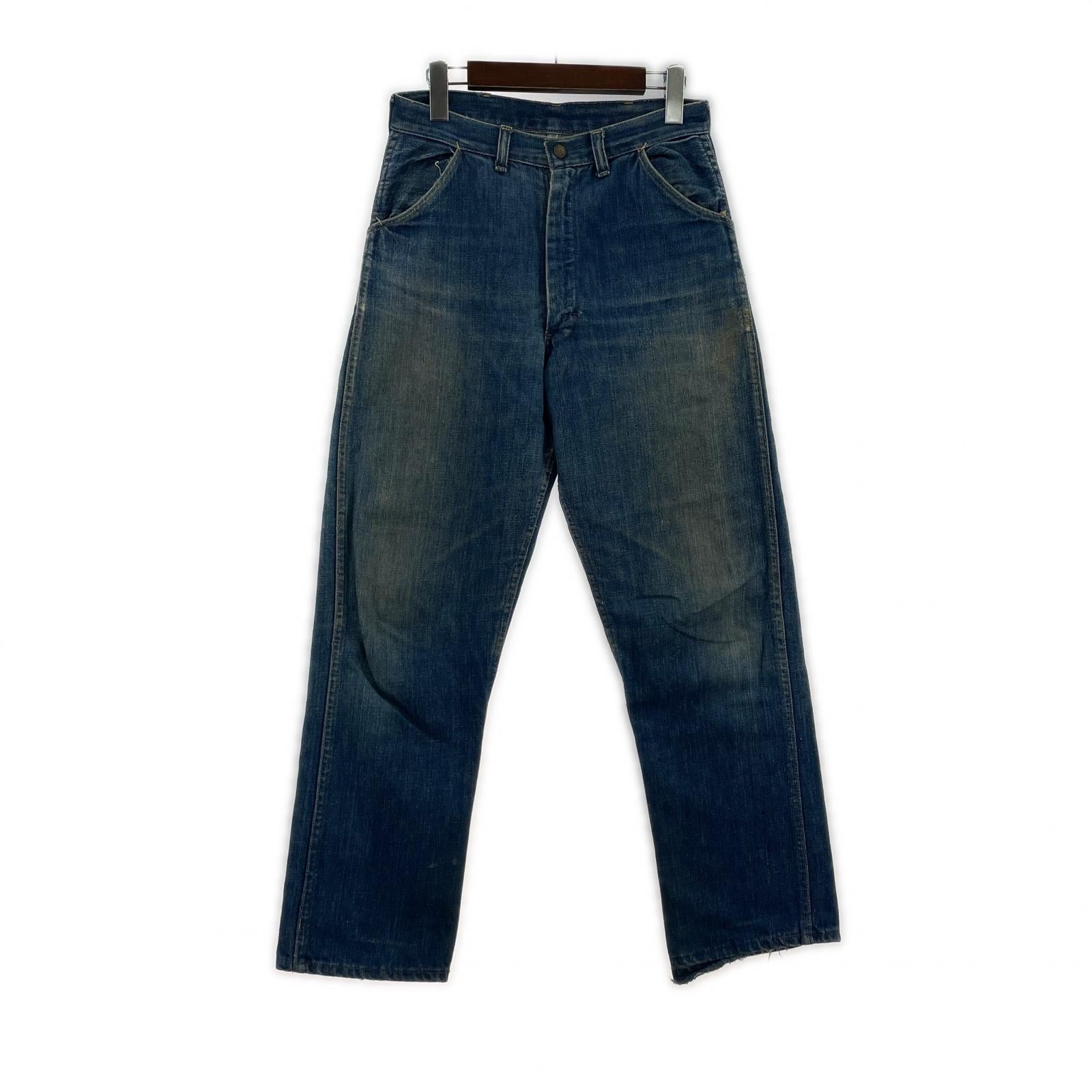 デニムパンツ 50s~60s STORE BRAND ジッパーデニム RAPID ブルー