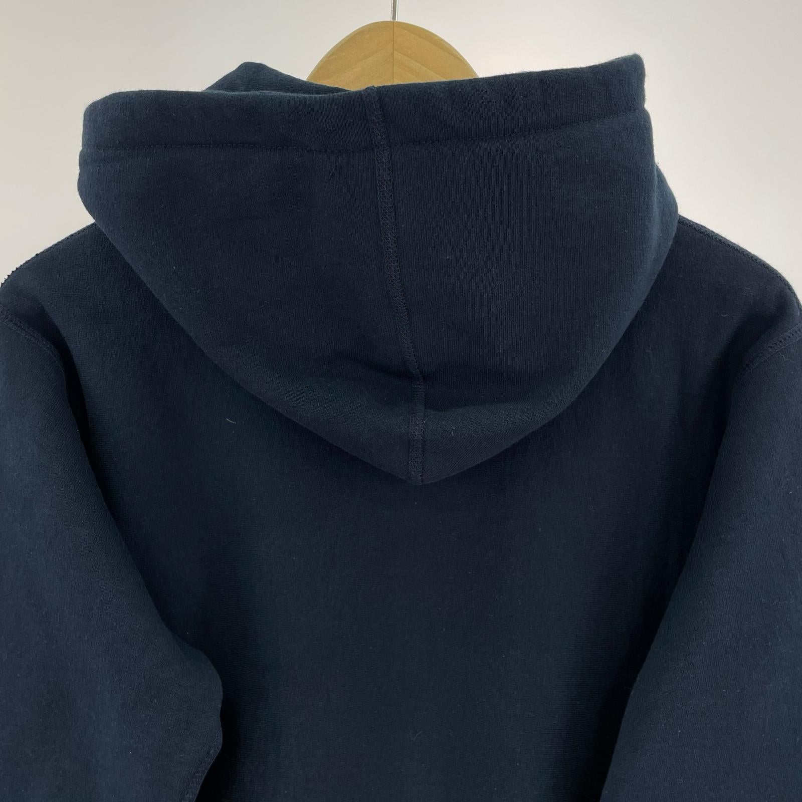 パーカー 16AW BOX LOGO HOODED SWEATSHIRT サイズS S ネイビー