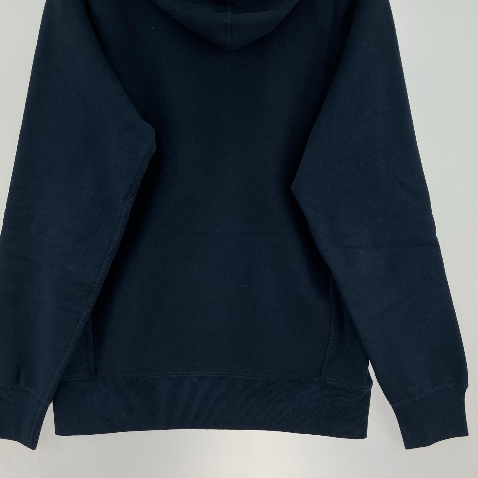 パーカー 16AW BOX LOGO HOODED SWEATSHIRT サイズS S ネイビー