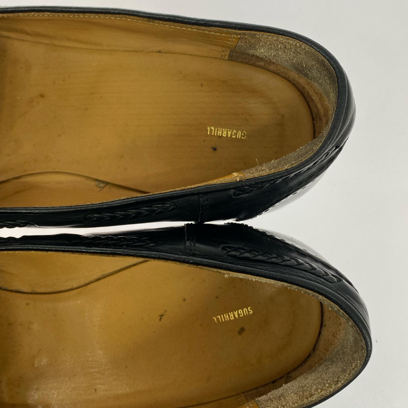 シューズ COUPE LEATHER LOFER タッセルローファー ブラック ブラック