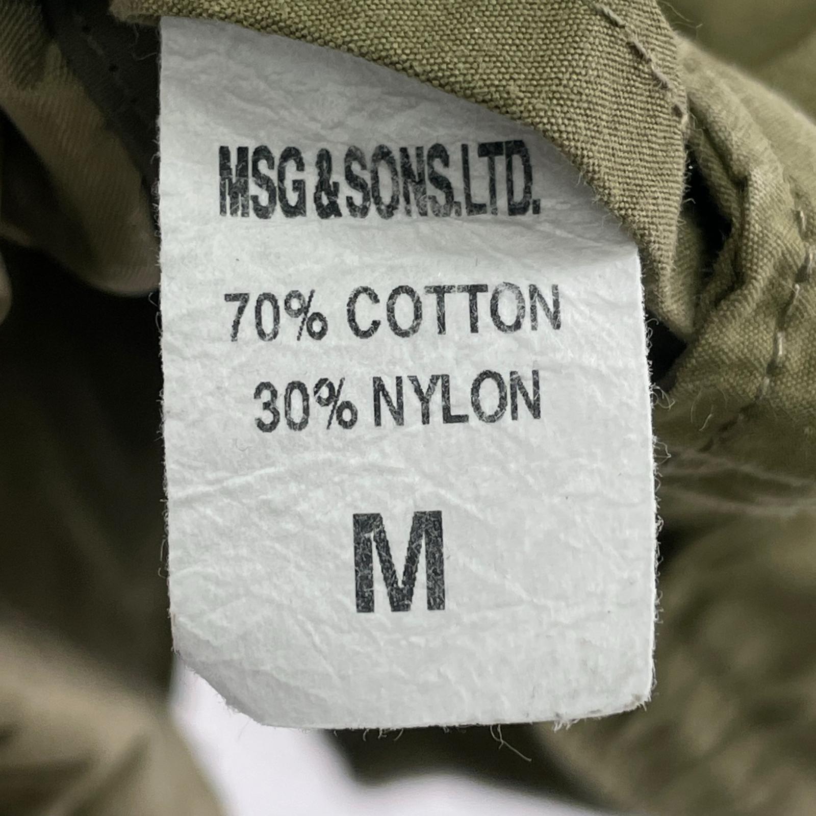 ミリタリージャケット MSG&SONS/M-65 PARKA/ライナー付き/M/カーキ M