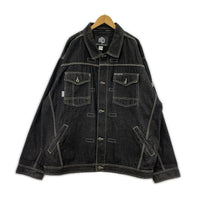 ブルゾン SOUTHPOLE オーバーサイズデニムジャケット BLK XXL 3L ブラック