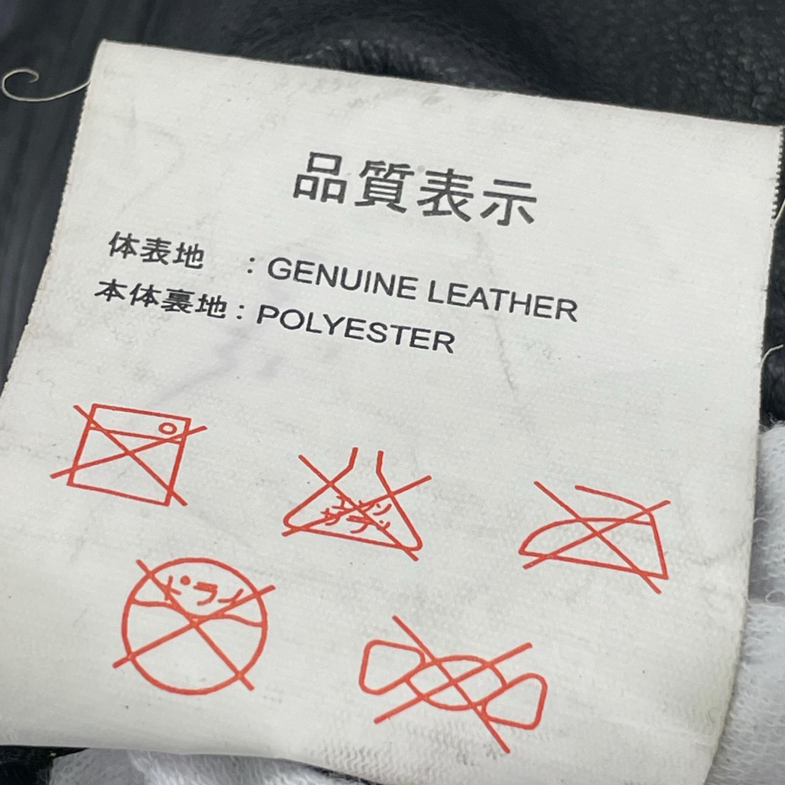 ライダースジャケット Liugoo Leathers/シングル/レザージャケット/BLK/4 4 ブラック