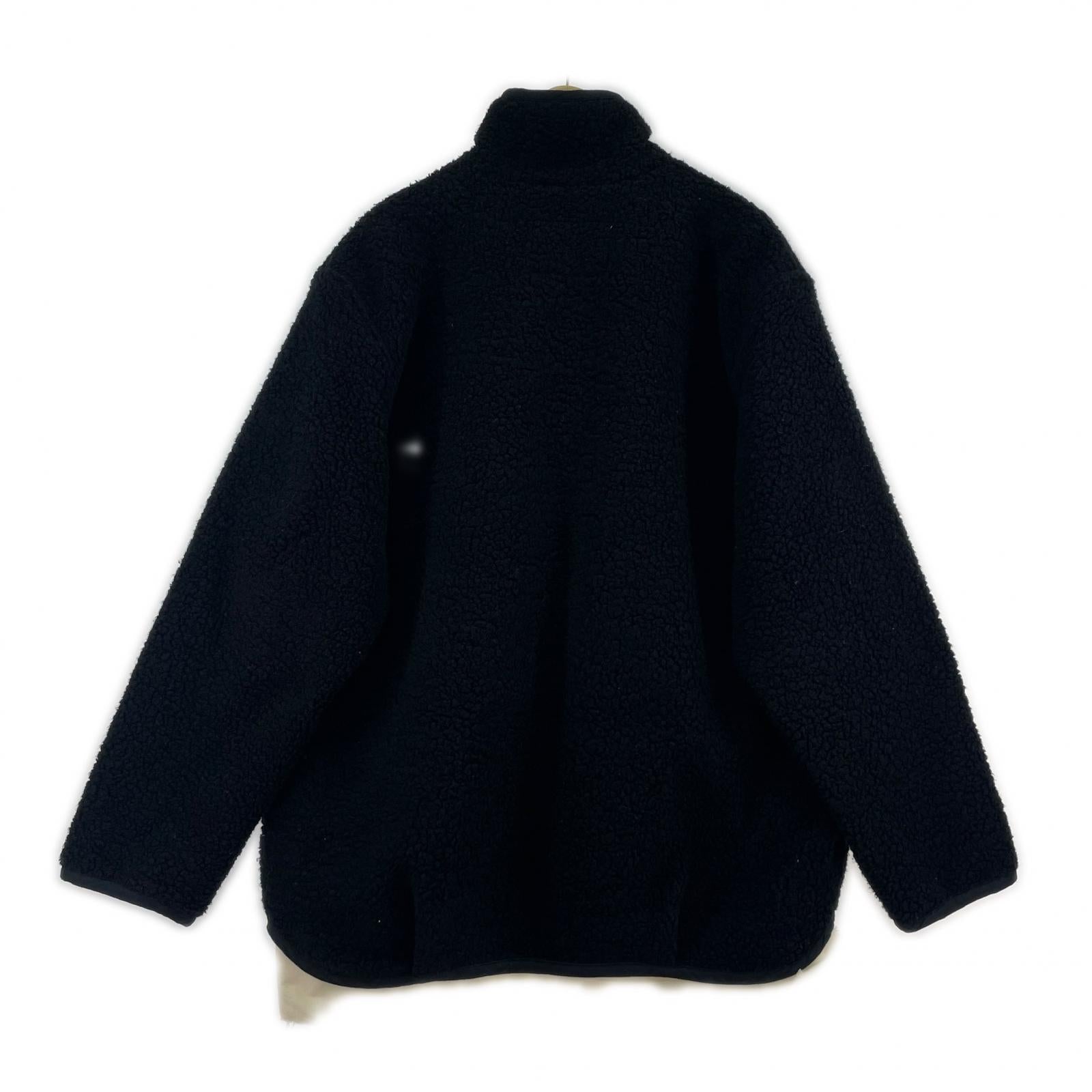 ジャケット 012/fleece jacket M ブラック