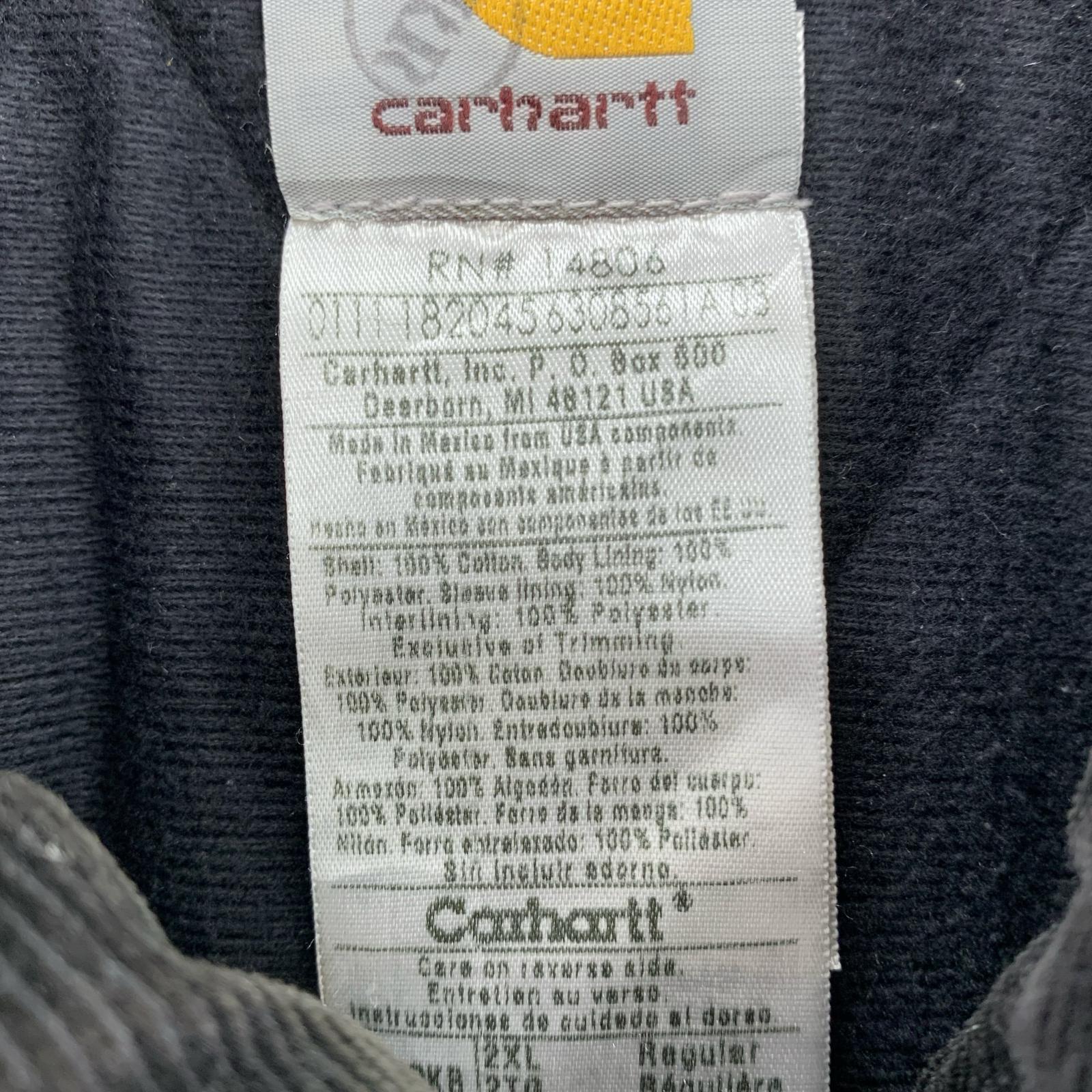 ジャケット Carhartt 00s 企業刺繍 サンタフェジャケット 2XL ブラウン ブラウン
