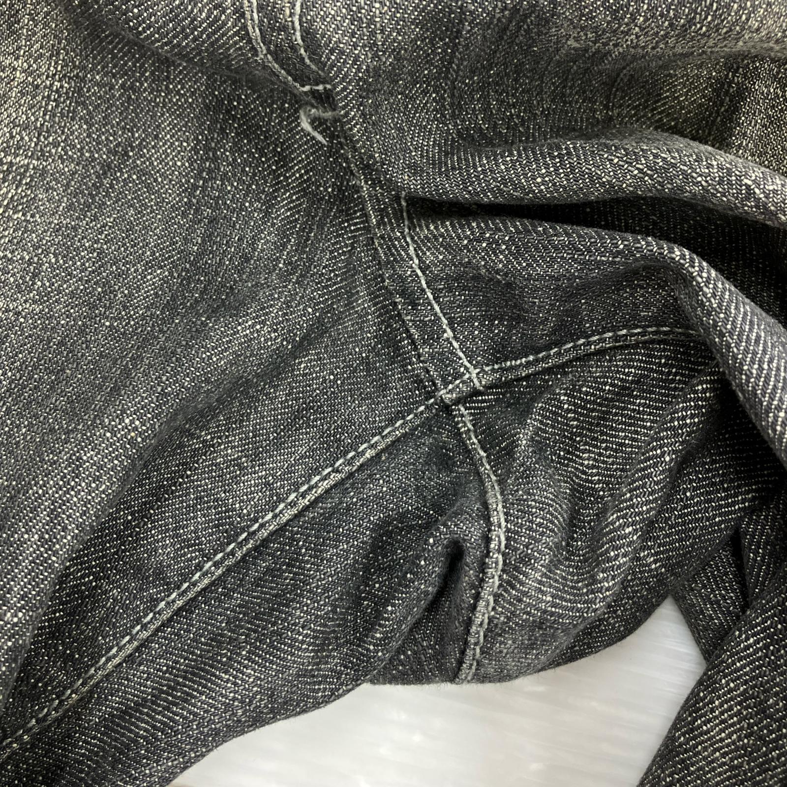 デニムパンツ ENYCE バギースタッズデニムパンツ W40 BLK 40 ブラック