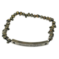 ブレスレット Alexander McQueen ダイナミックスカルブレスレット シルバー