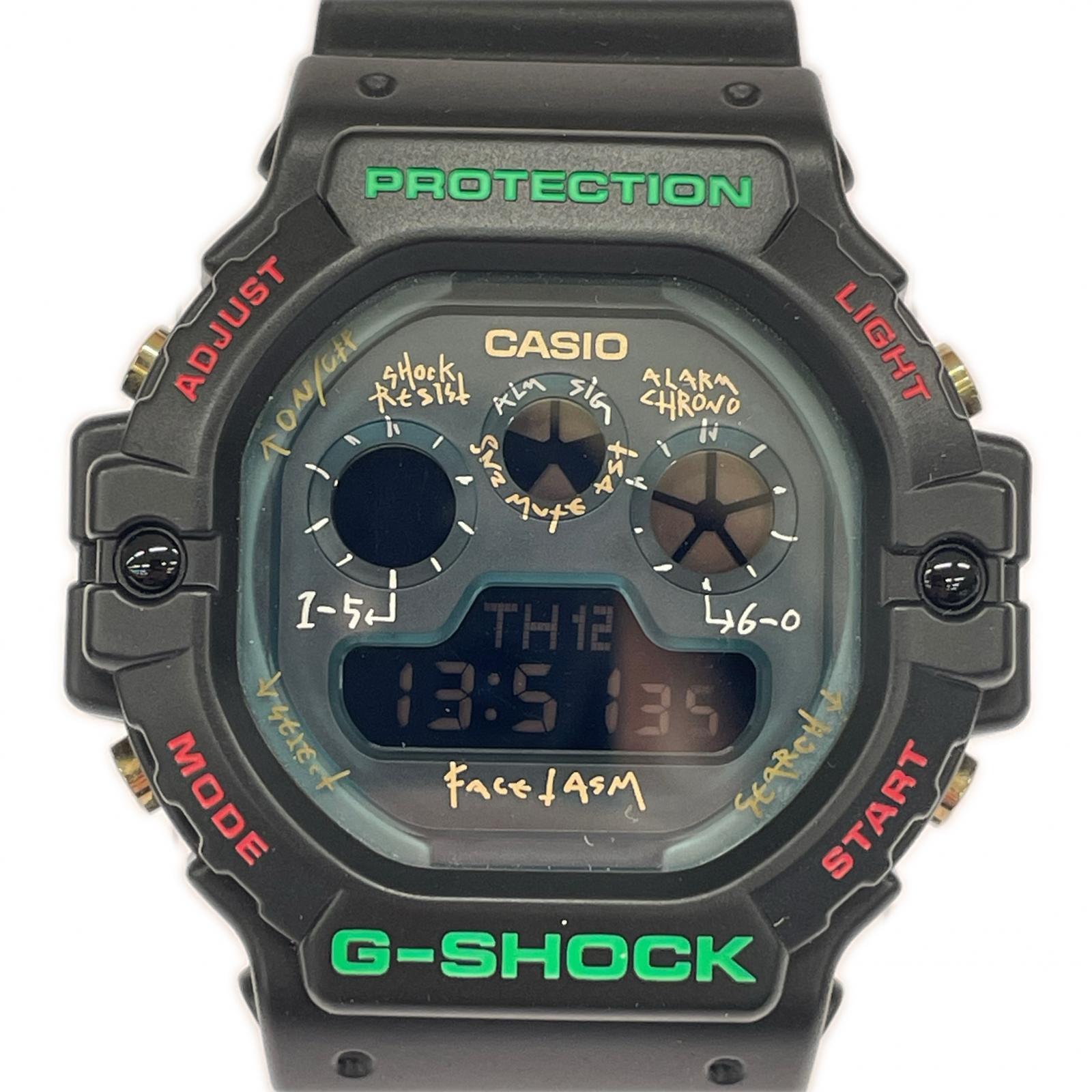腕時計 FACETASM クォーツ DW-5900FA-1JR ブラック