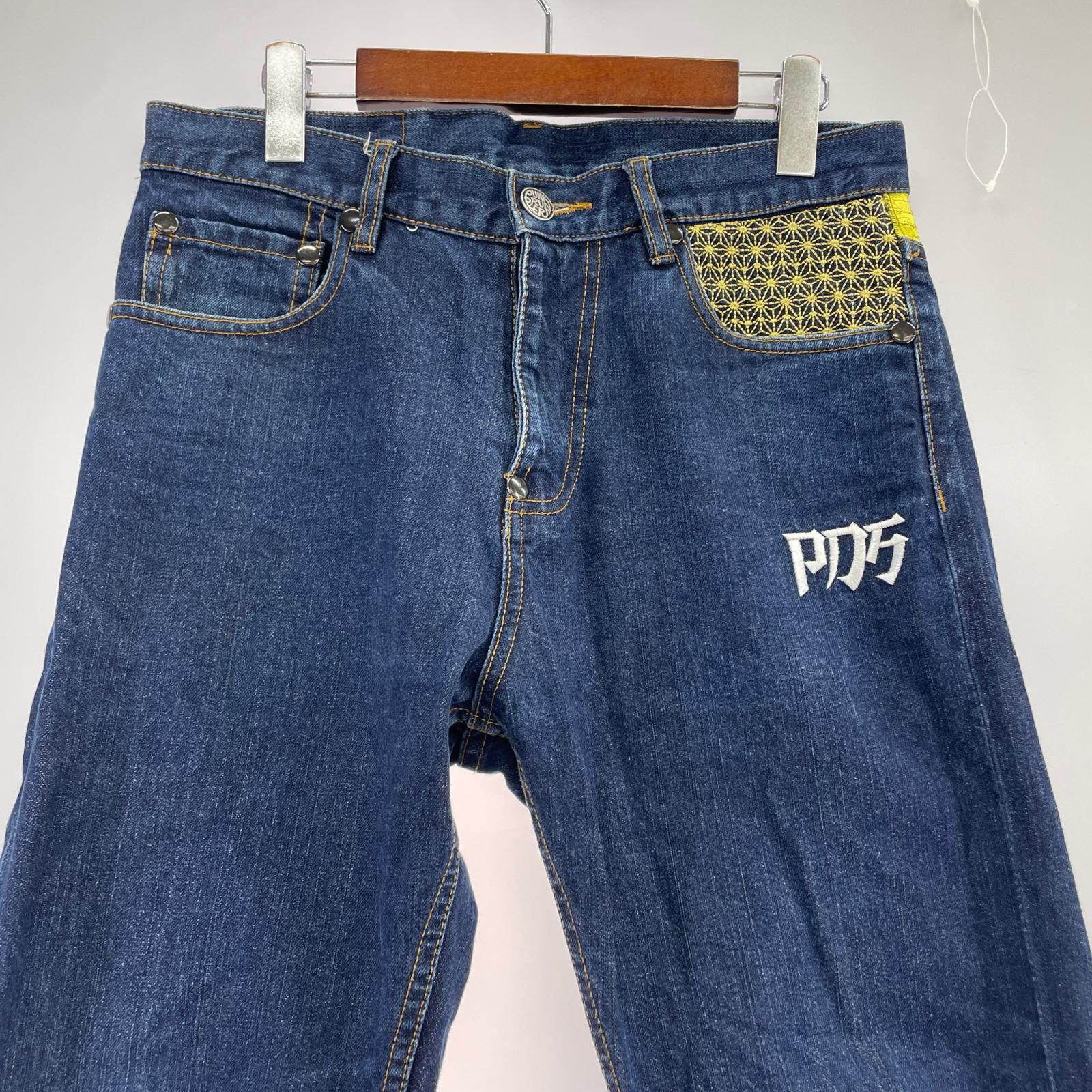 デニムパンツ PUNK DRUNKERS M ネイビー
