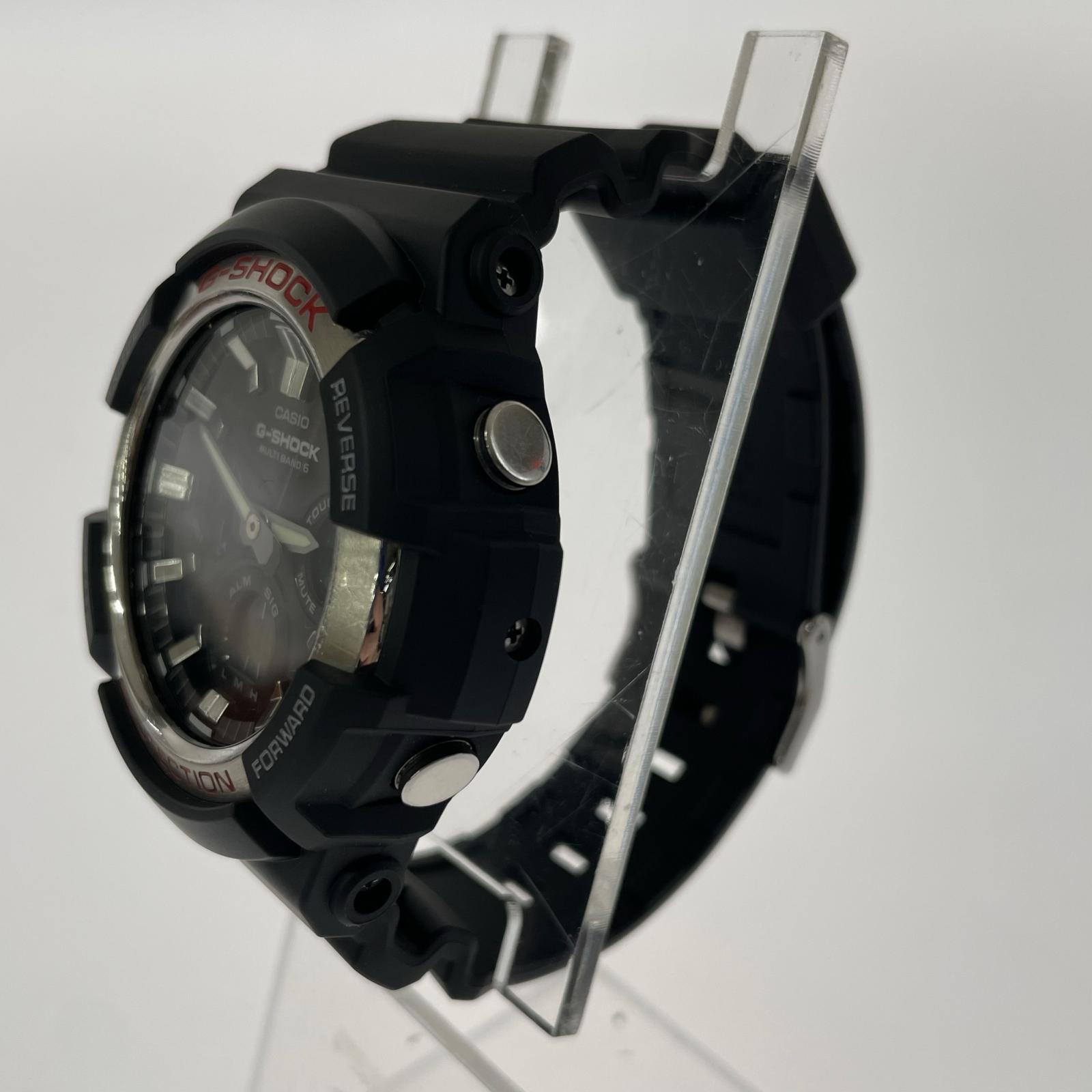 腕時計 GAW-100-1AJF デジタル腕時計 電波ソーラー ブラック