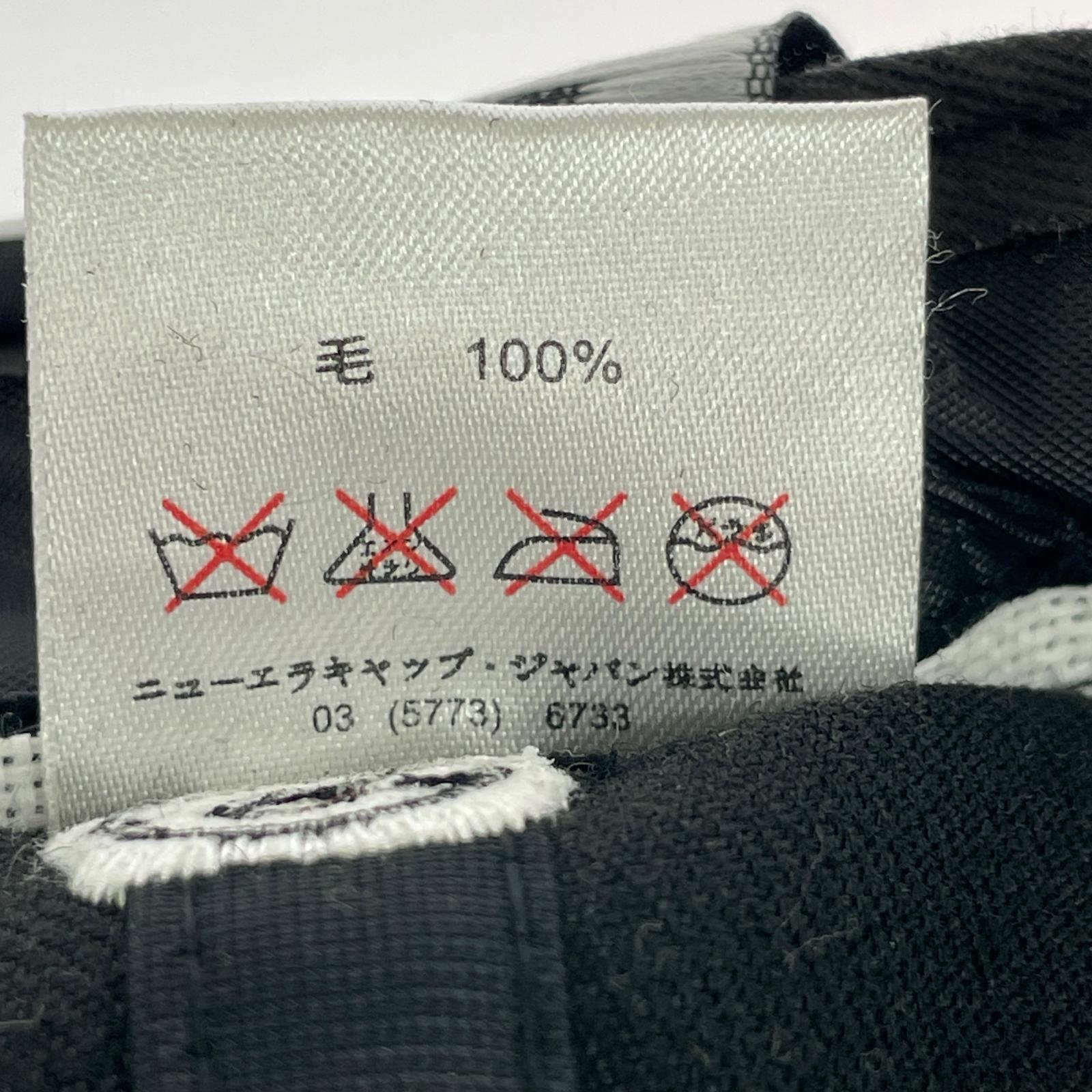 キャップ ×ベアブリックス ホワイトロゴフラッグ 黒×白 ブラック