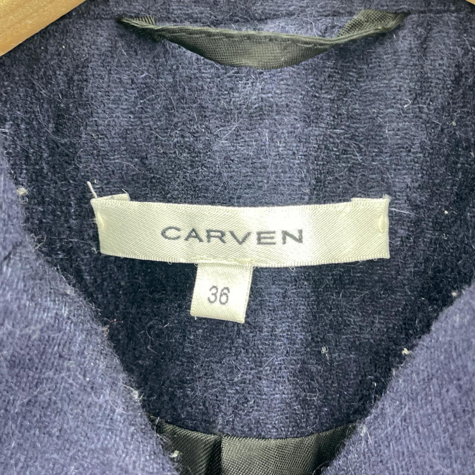 ジャケット CARVEN ダッフルコート 36 ネイビー