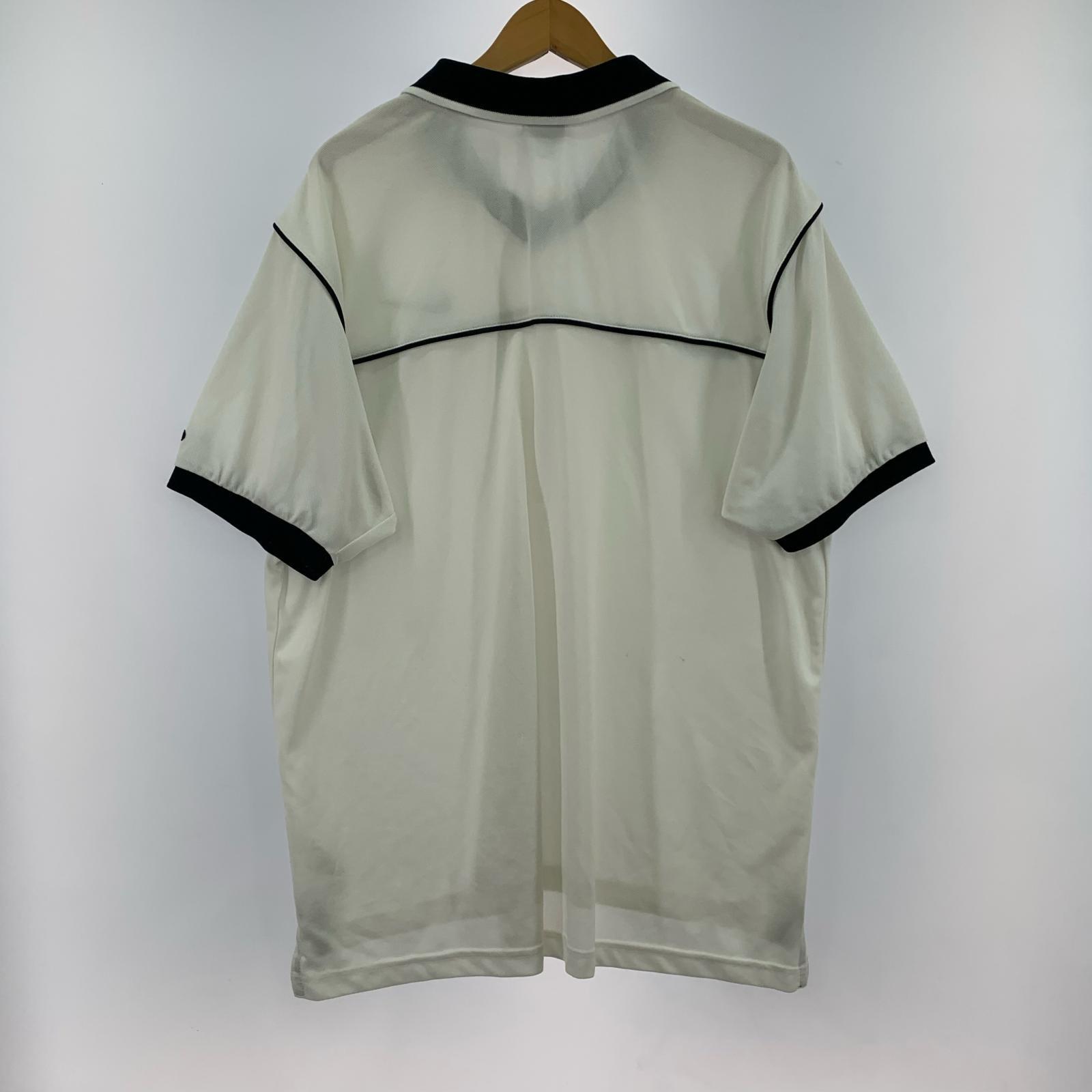 ポロシャツ AGASSI USA製 白(L) L ホワイト