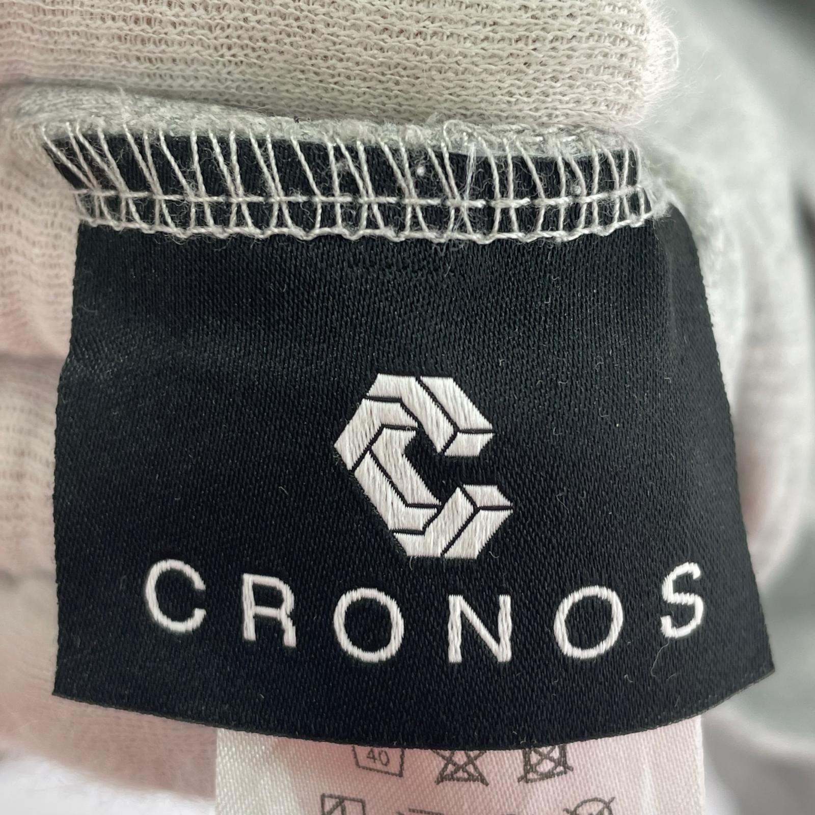 パーカー CRONOS パーカー ロゴ プルオーバー グレー グレー