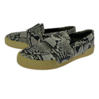 シューズ 3.1 Phillip Lim パイソン フラットシューズ ブラック