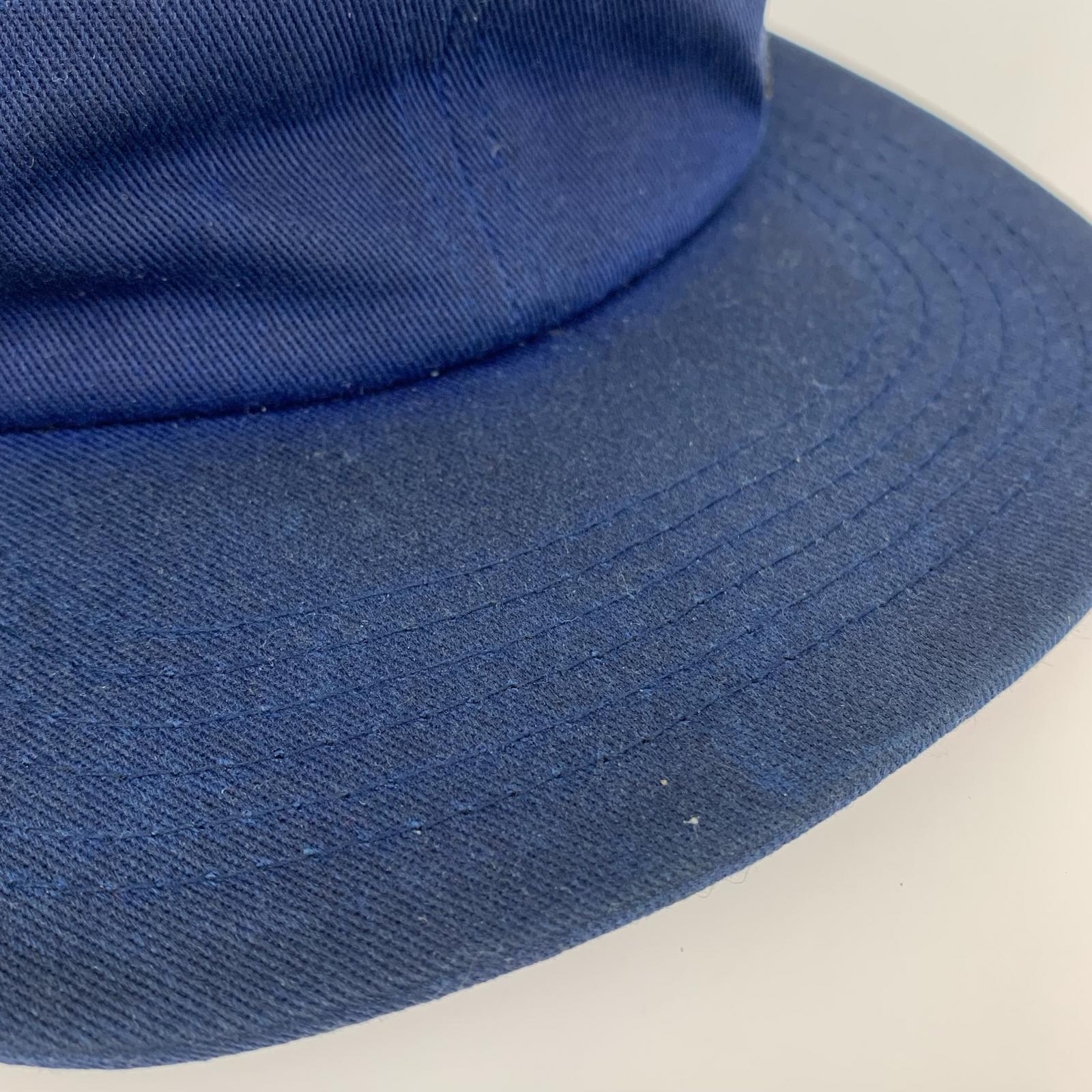 キャップ 12AW Waxed Ear Flap Cap 青 ブルー