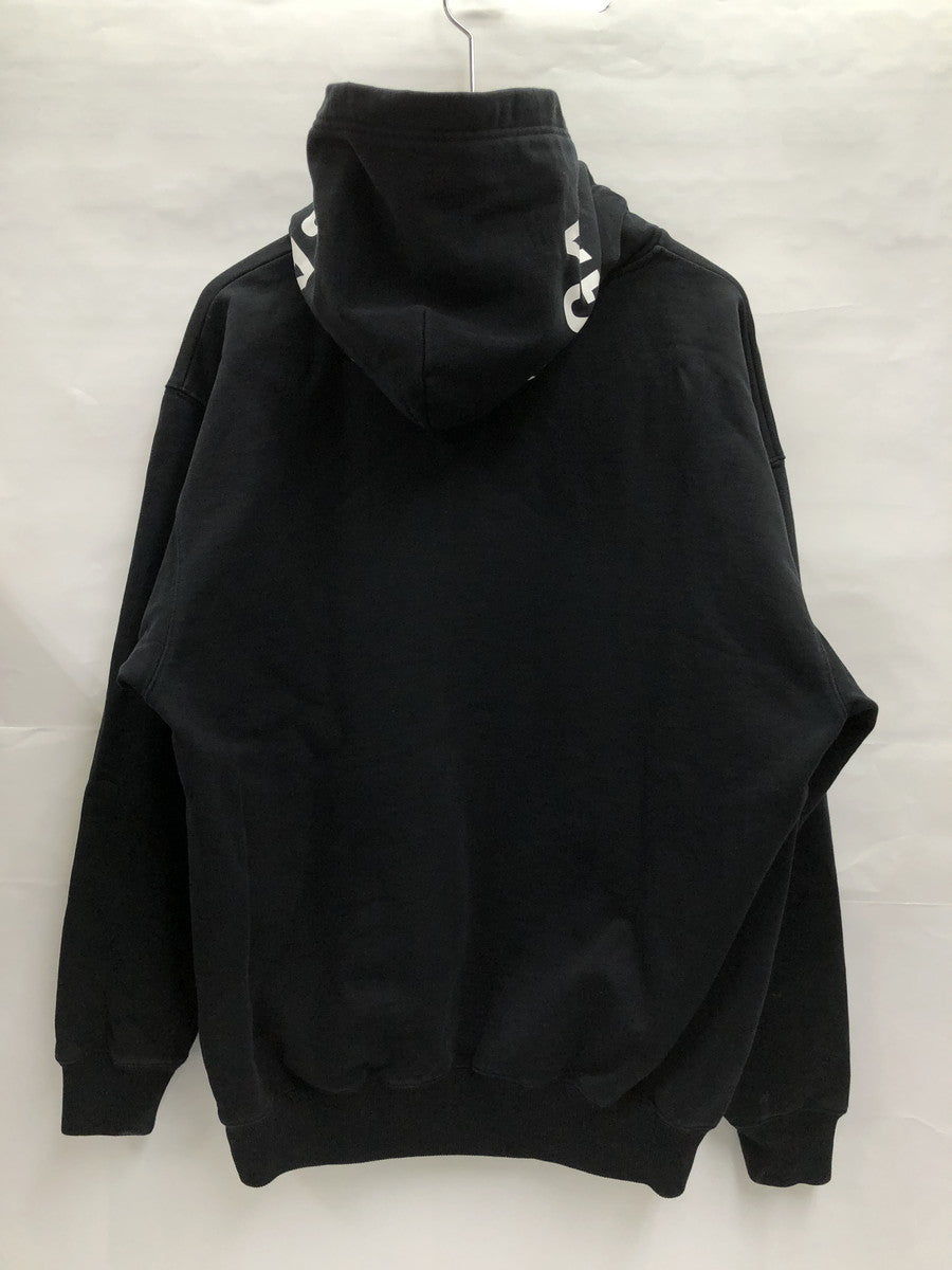 BALENCIAGA フードロゴスウェットプルオーバーパーカー (S)