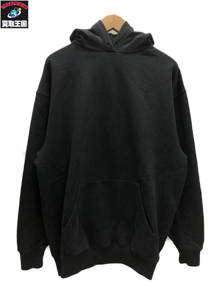 BALENCIAGA フードロゴスウェットプルオーバーパーカー (S)