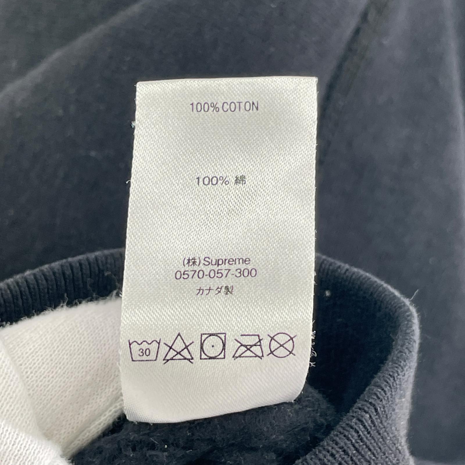 パーカー 21SS KAWS Chalk Logo Hooded Sweatshirts L ブラック