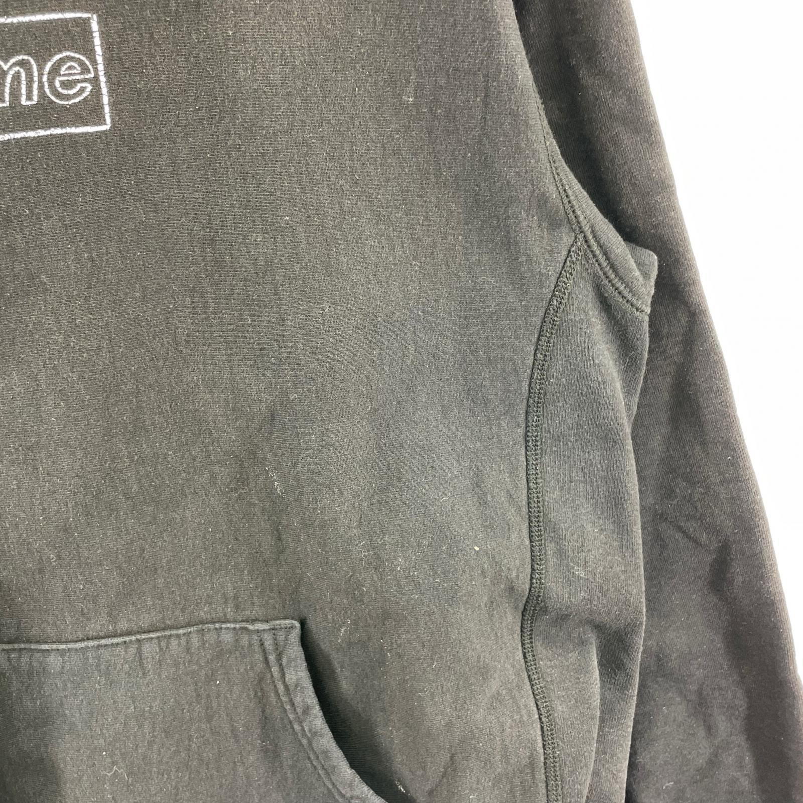 パーカー 21SS KAWS Chalk Logo Hooded Sweatshirts L ブラック
