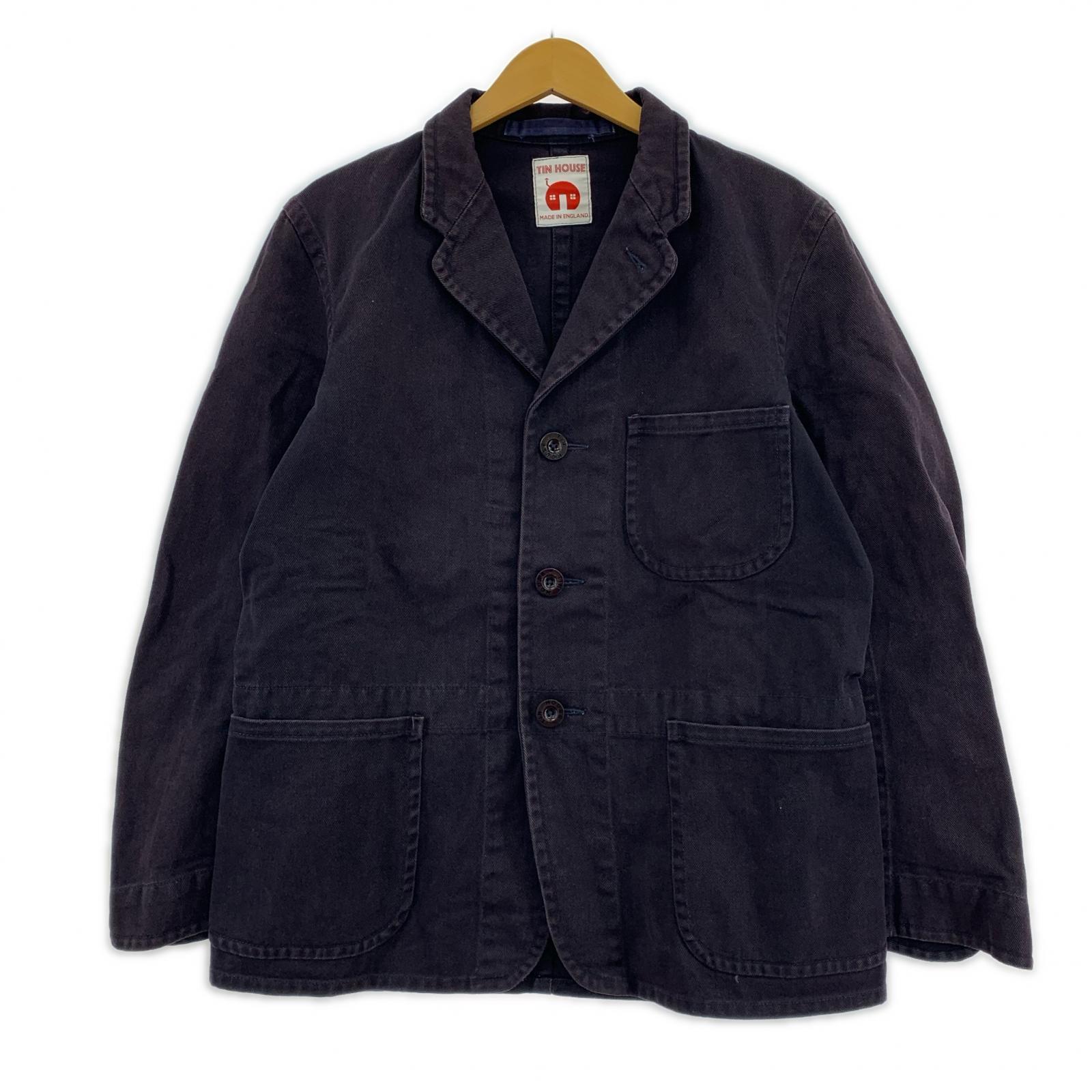 ジャケット TIN HOUSE OLD TOWN カバーオール 紺 ネイビー