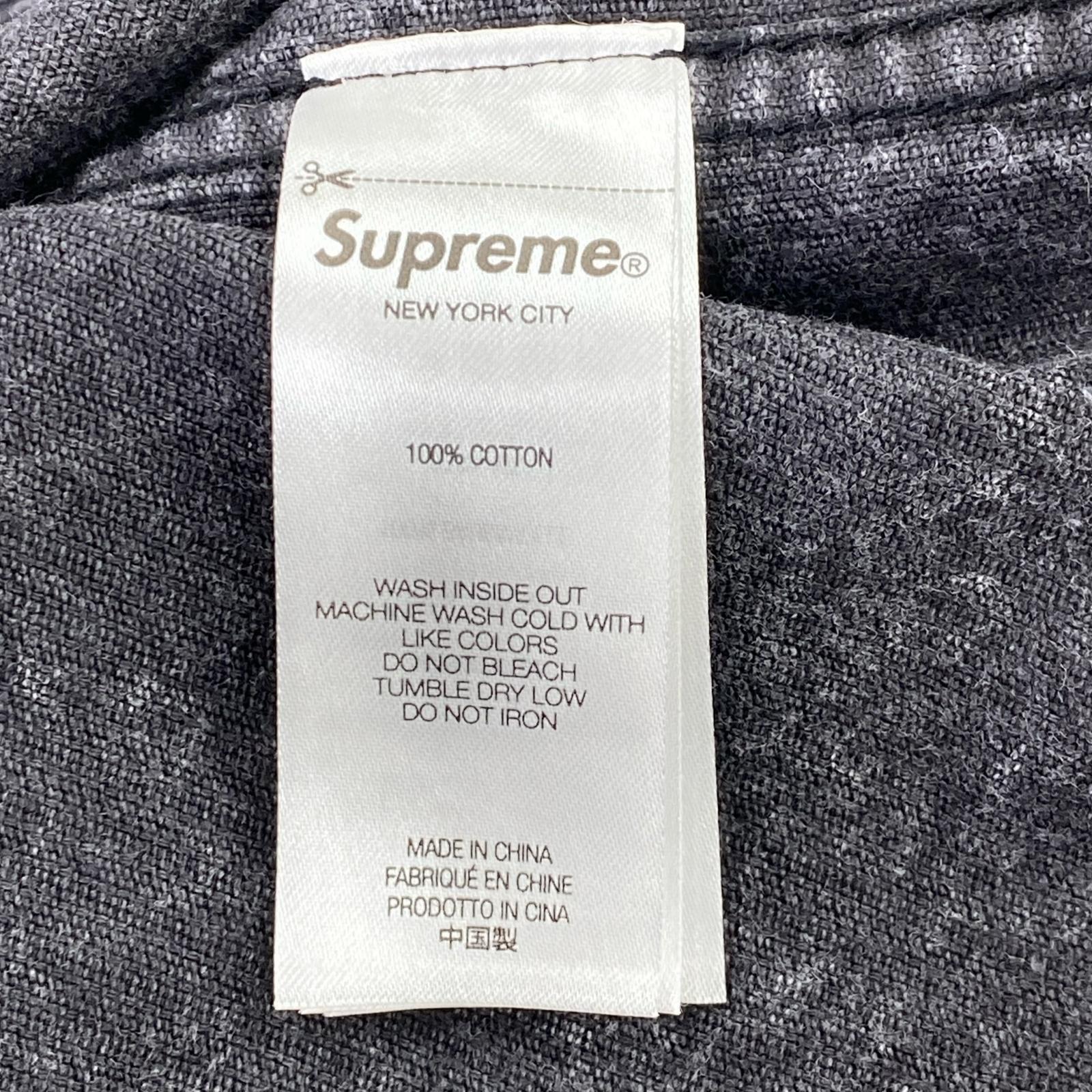 ブルゾン 24SS ウォッシュドコーデュロイジップアップシャツ 黒 (S) S ブラック