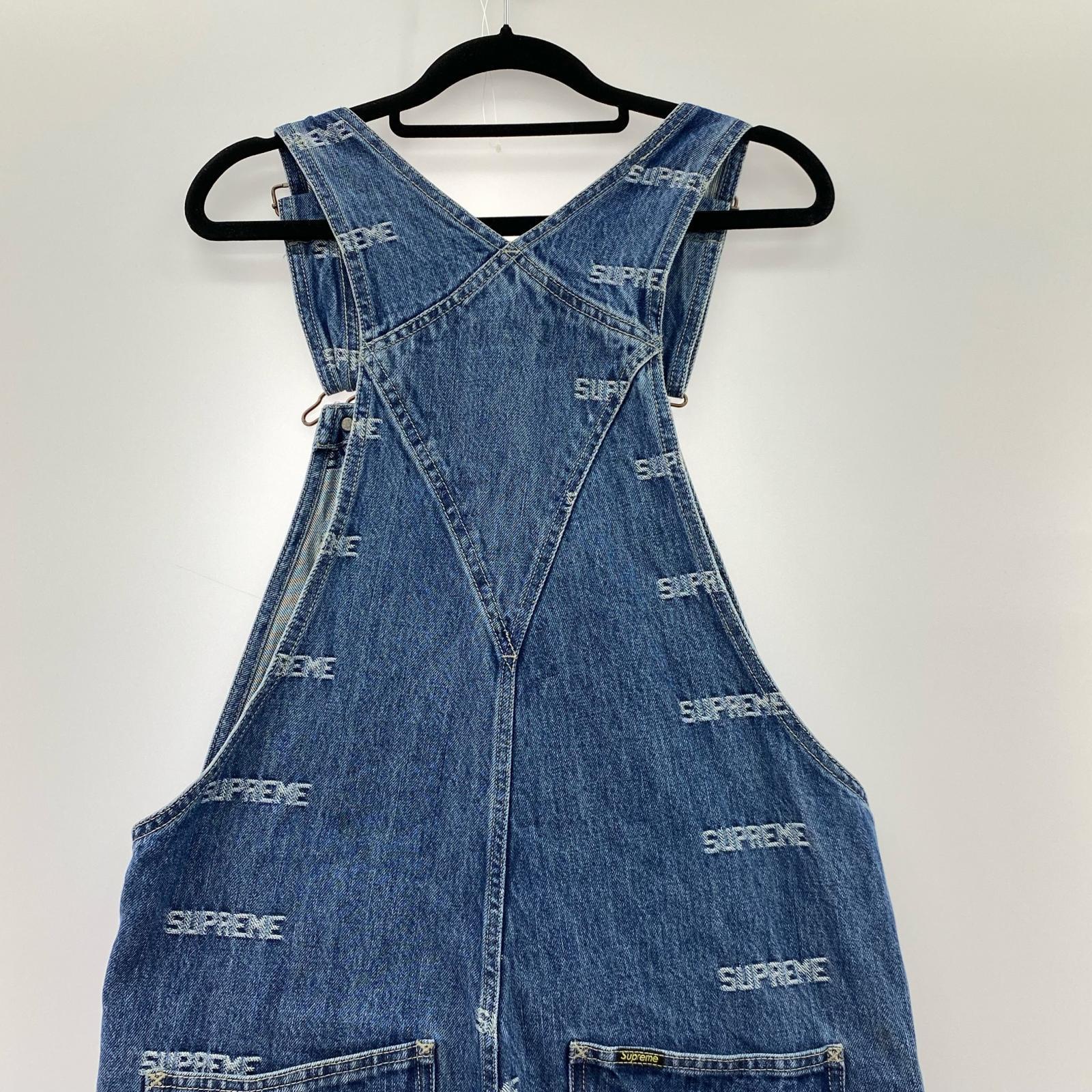 オーバーオール 19SS logo denim overalls インディゴ (S) S ブルー