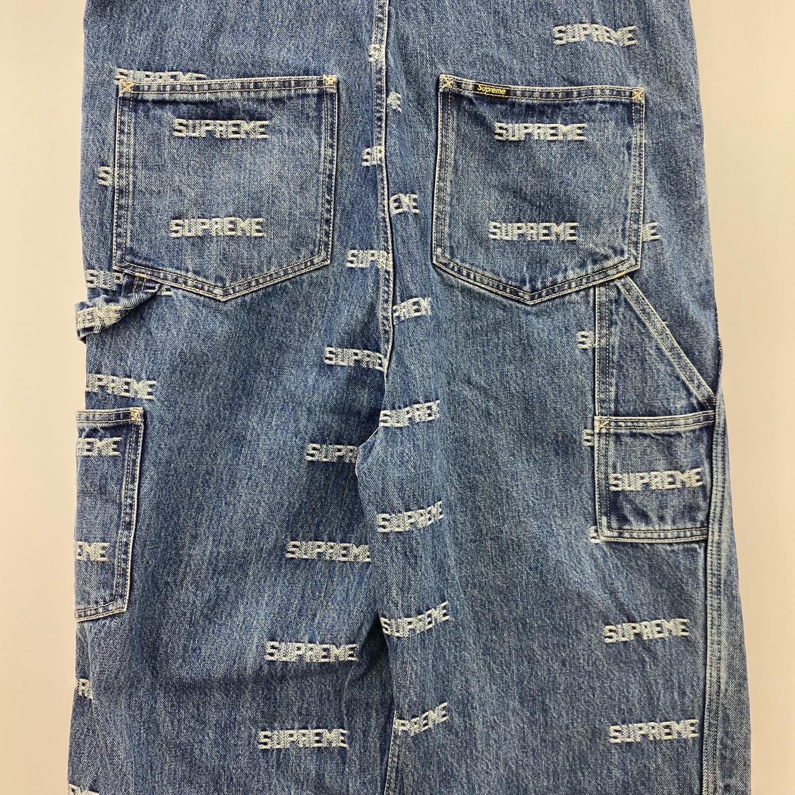 オーバーオール 19SS logo denim overalls インディゴ (S) S ブルー