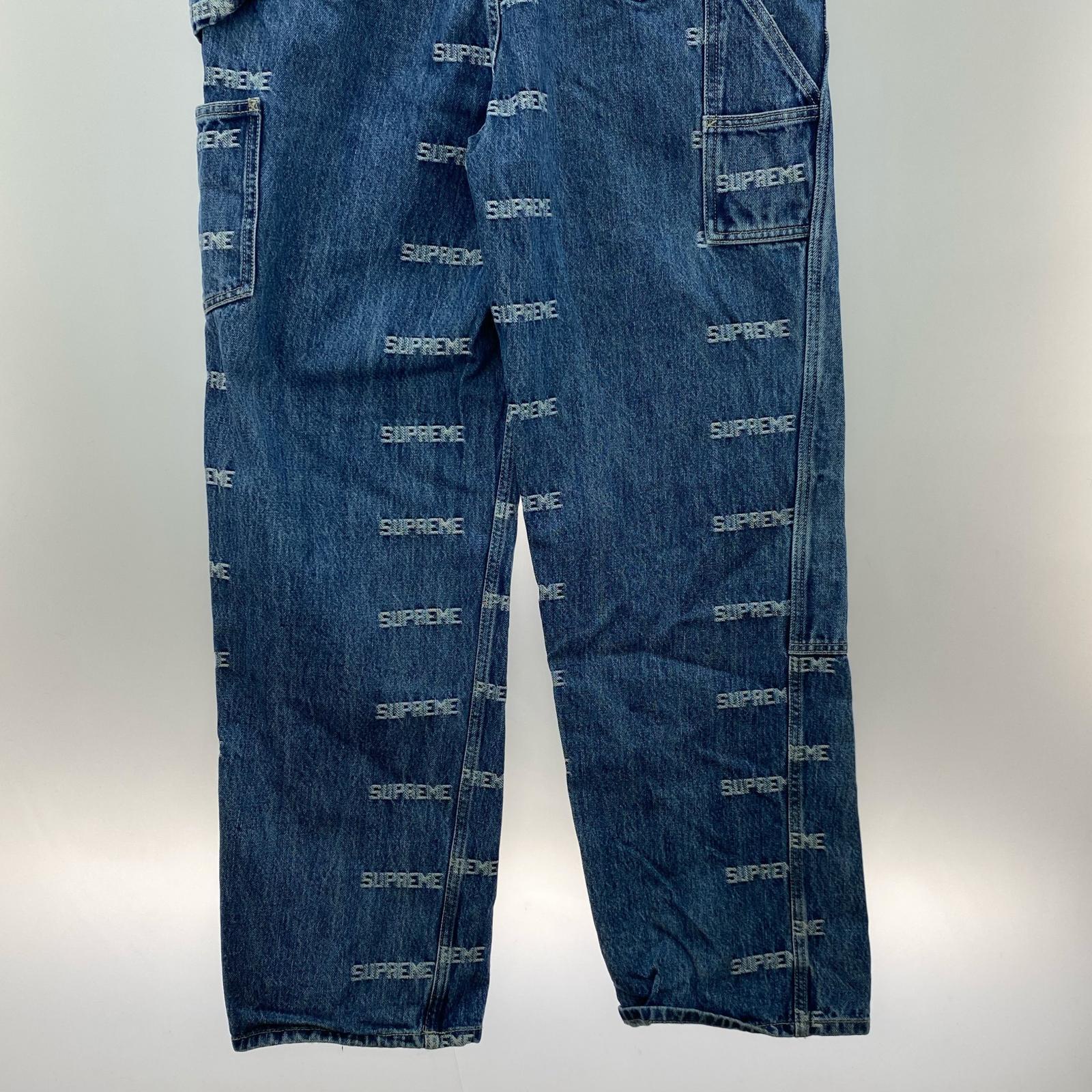 オーバーオール 19SS logo denim overalls インディゴ (S) S ブルー