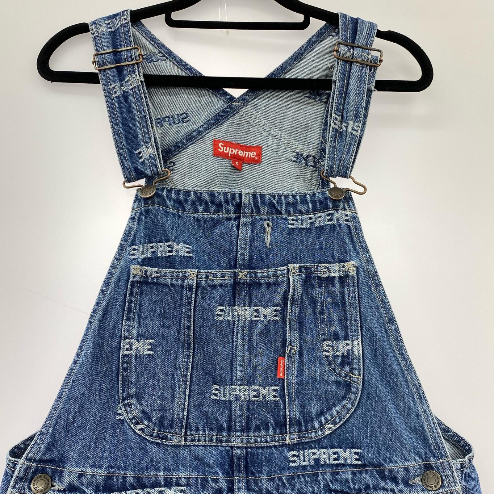 オーバーオール 19SS logo denim overalls インディゴ (S) S ブルー