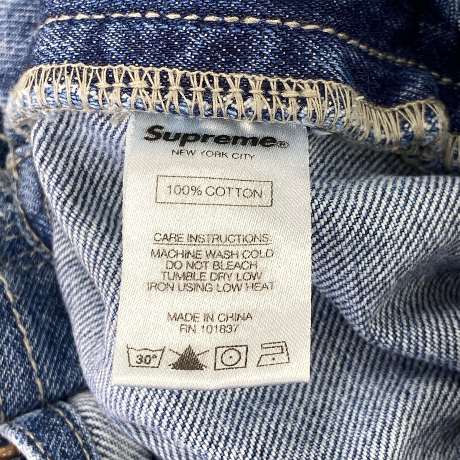 オーバーオール 19SS logo denim overalls インディゴ (S) S ブルー