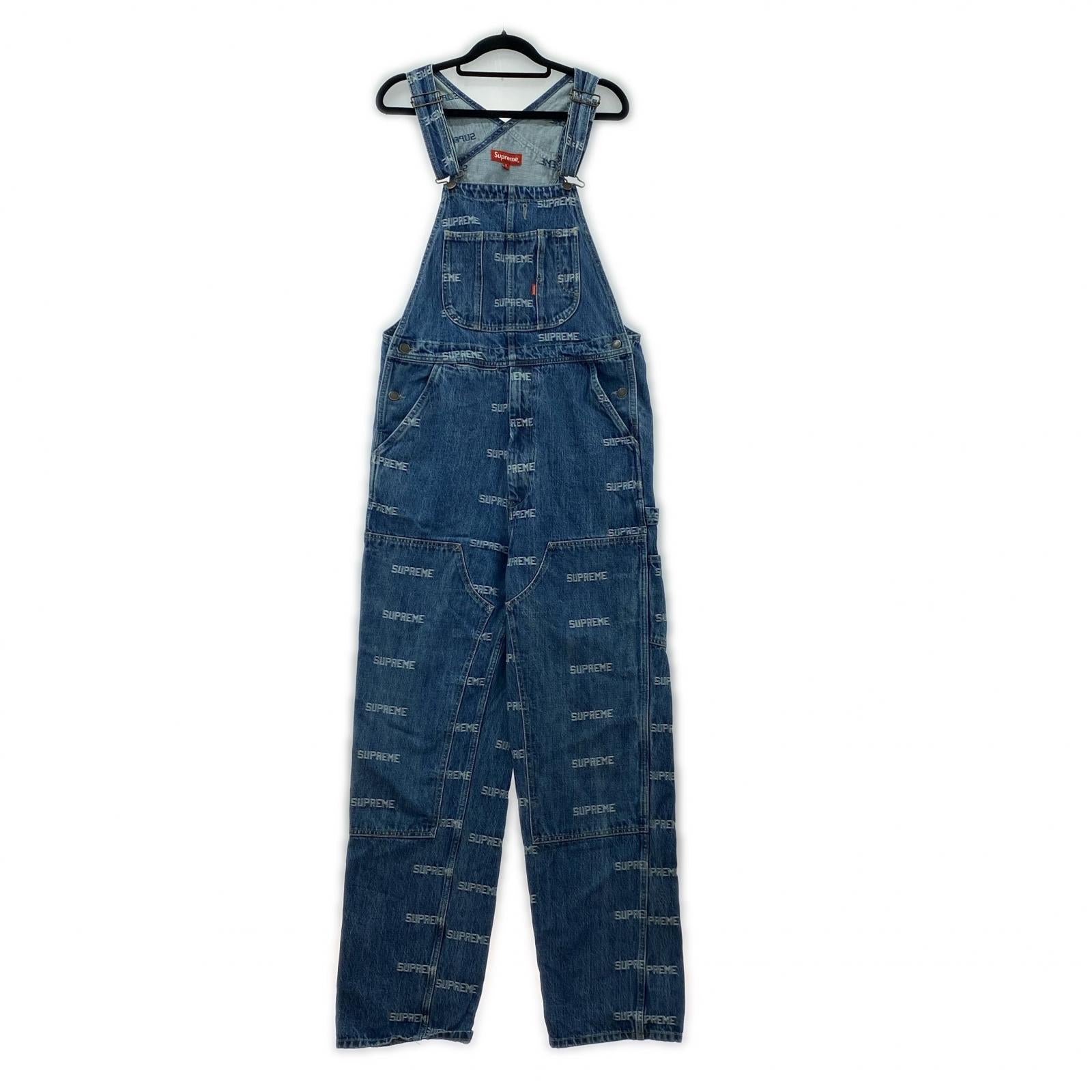 オーバーオール 19SS logo denim overalls インディゴ (S) S ブルー