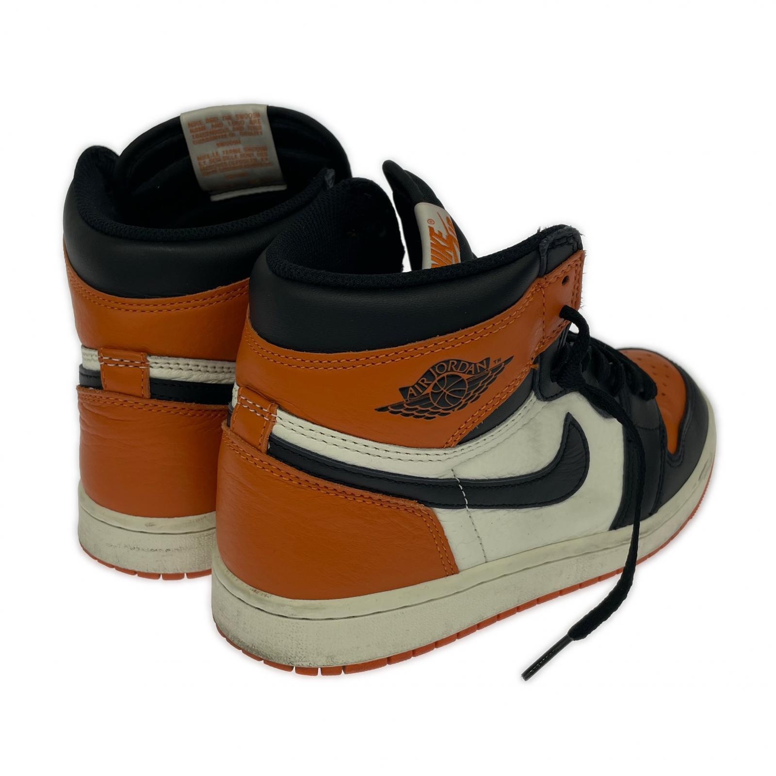 スニーカー AIR JORDAN 1 RETRO HIGH OG 橙 (25.0cm) 25cm (US7 UK6 1/2 EU40)