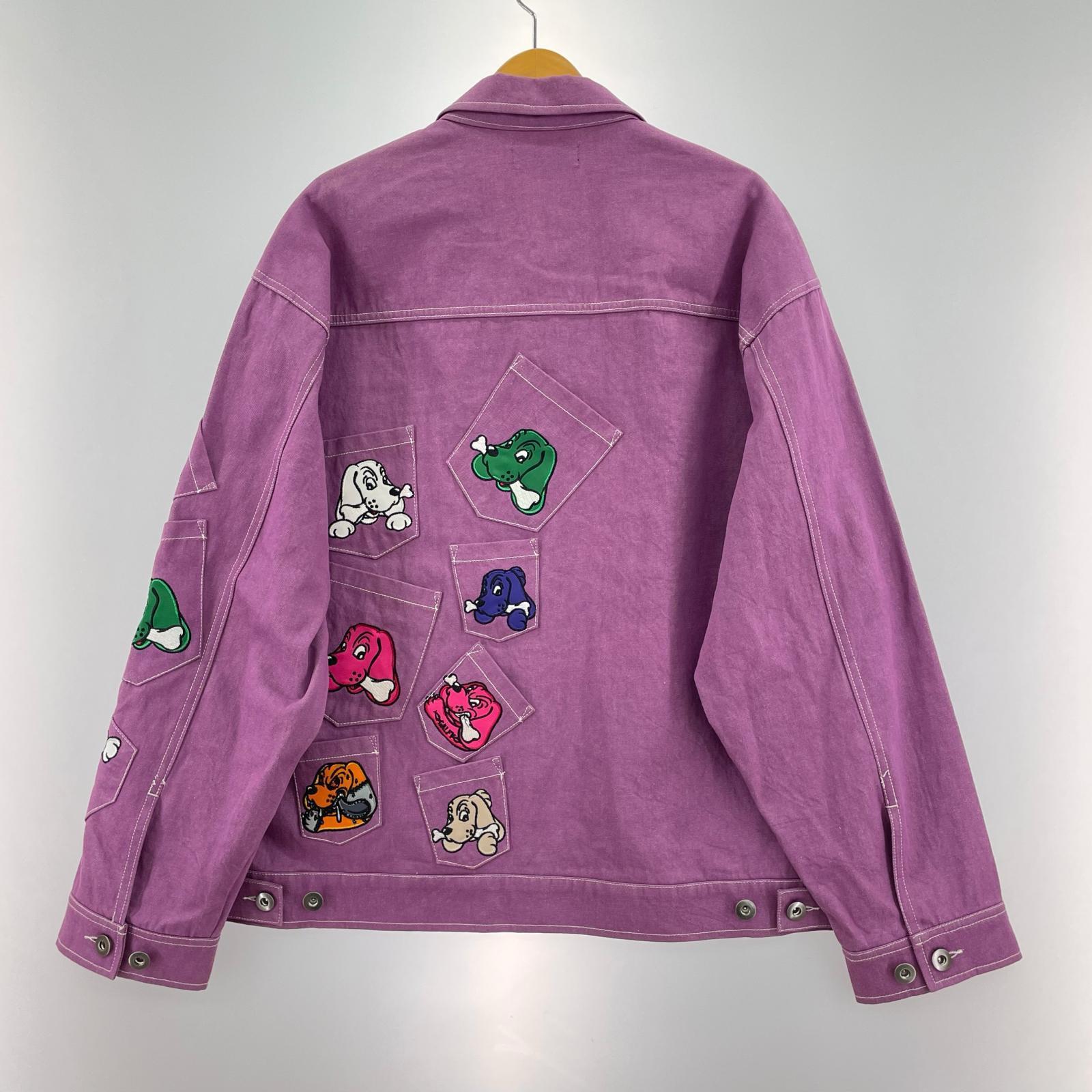 ジャケット MeetsAnswer×GALFY メニーポケットジャケット (XL) 紫 パープル