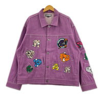 ジャケット MeetsAnswer×GALFY メニーポケットジャケット (XL) 紫 パープル