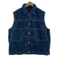 長袖シャツ STEINBECK DENIM BOA VEST インディゴ (M) M