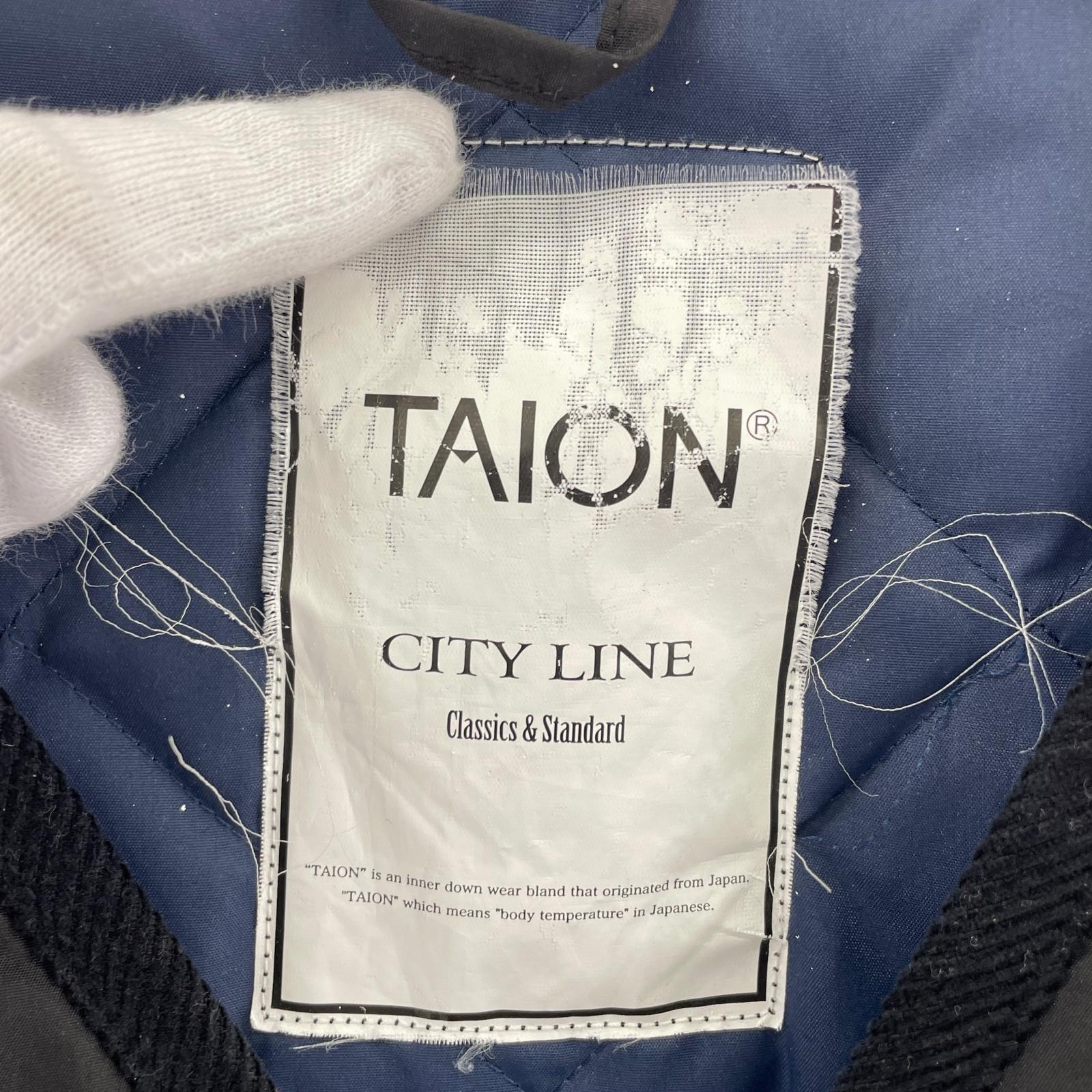 ジャケット TAION×NOLLEY'S 別注キルティングジャケット 25AW 黒 M ブラック