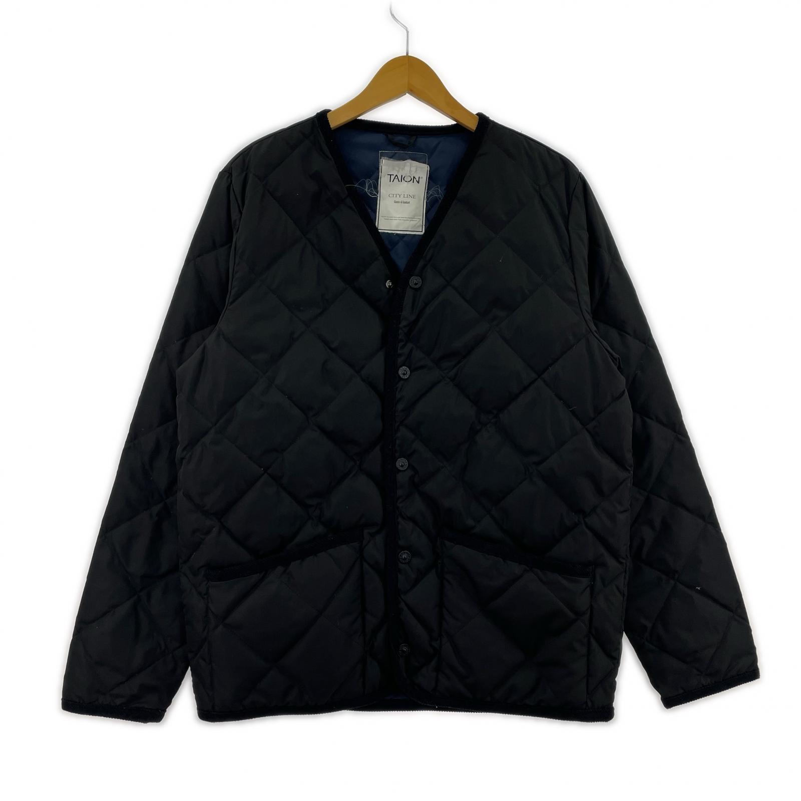 ジャケット TAION×NOLLEY'S 別注キルティングジャケット 25AW 黒 M ブラック