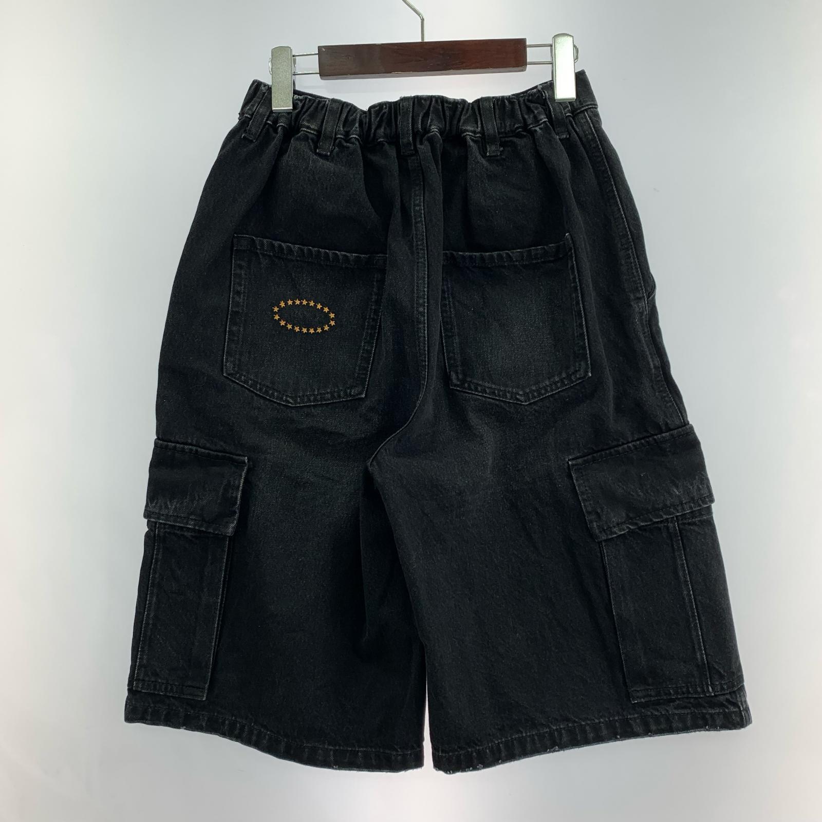 ショートパンツ AFB BAGGY CARGO SHORTS 黒 M ブラック