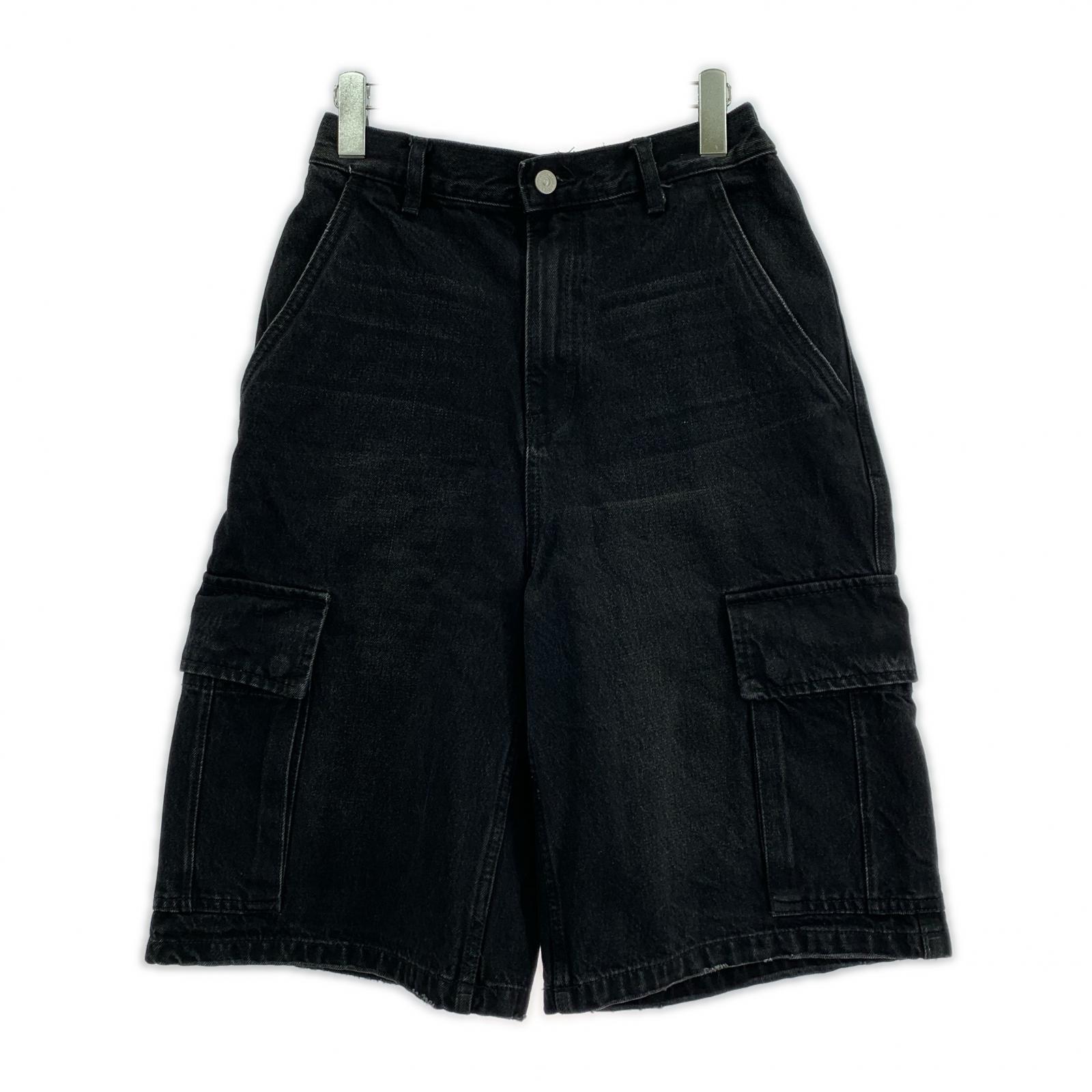 ショートパンツ AFB BAGGY CARGO SHORTS 黒 M ブラック